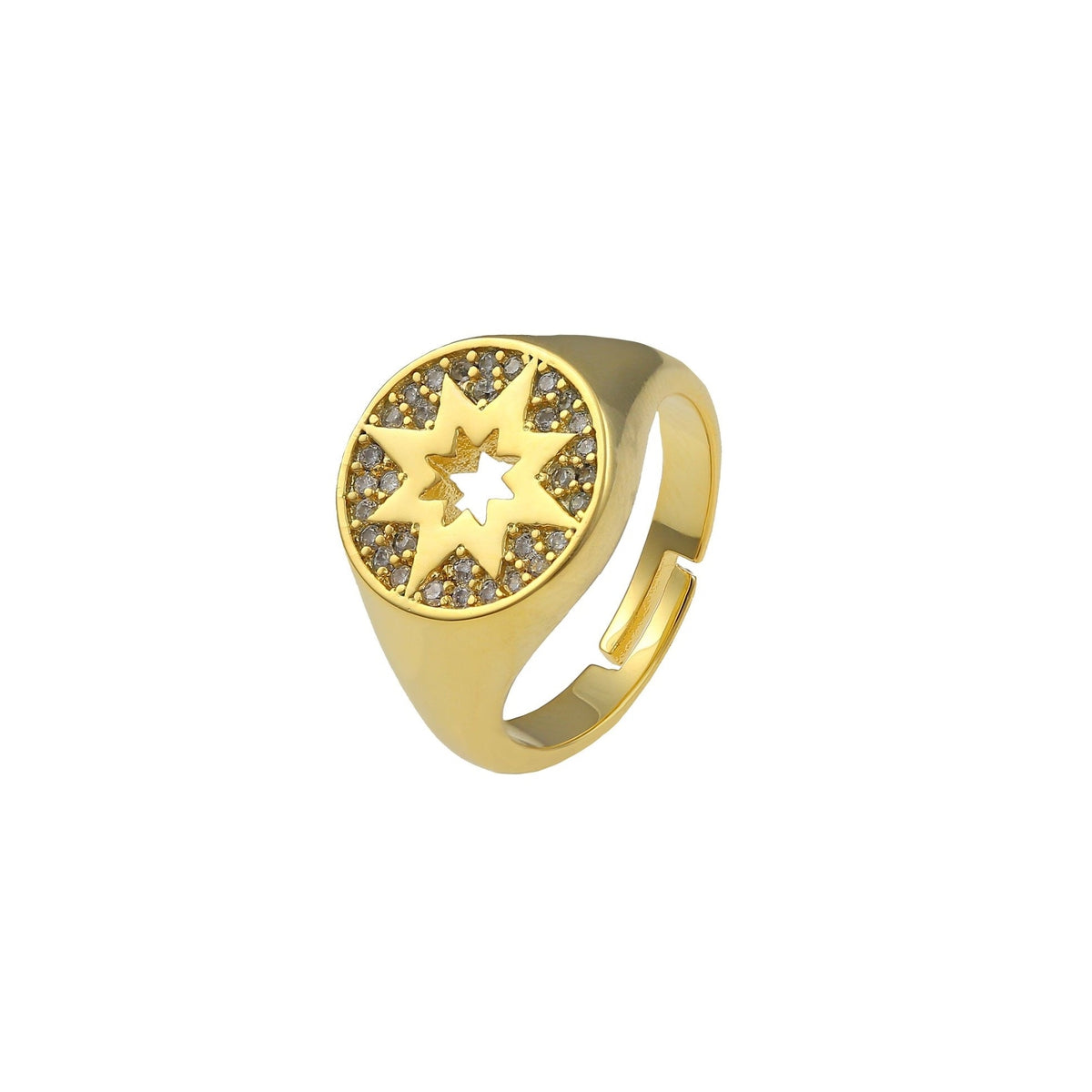 Star Strike Central Pinky Ring
