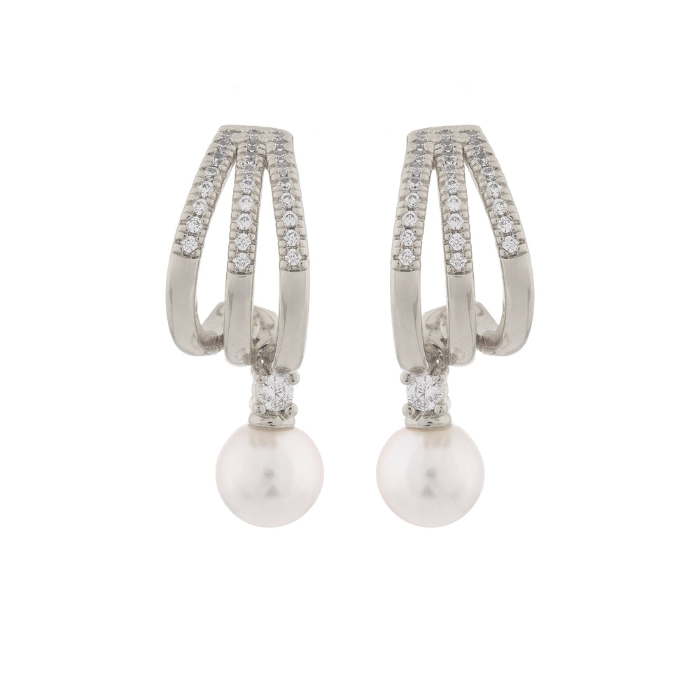 Perla Hoops Casual Earrings