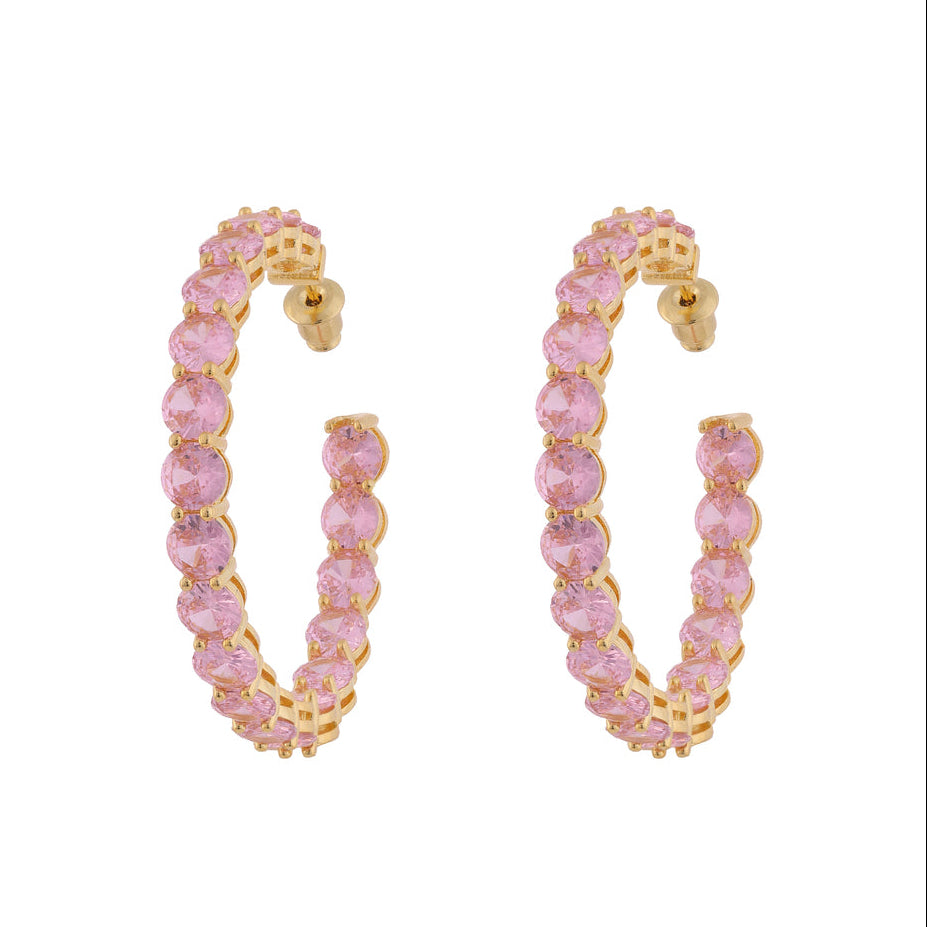 Celesty Hoops Evening Earrings