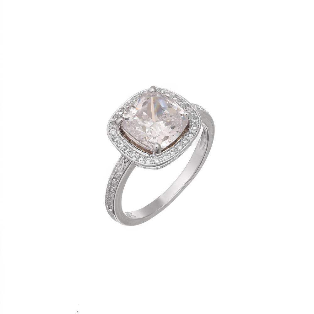 Acantha Square Solitaire Ring