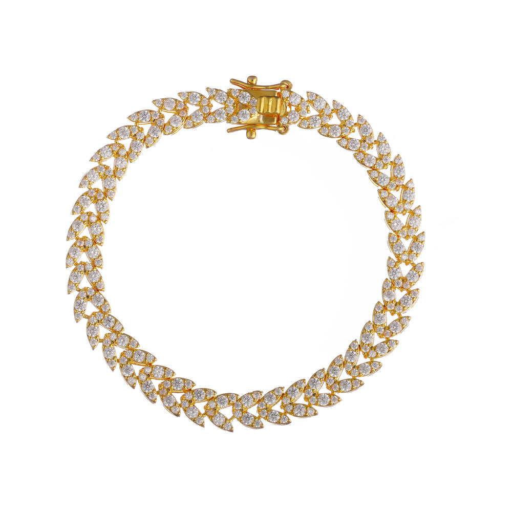 Classical Arrows Tennis Bracelet