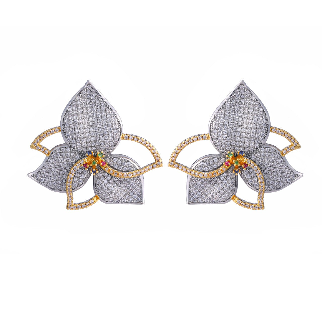 Mystic Flower Evening Earrings