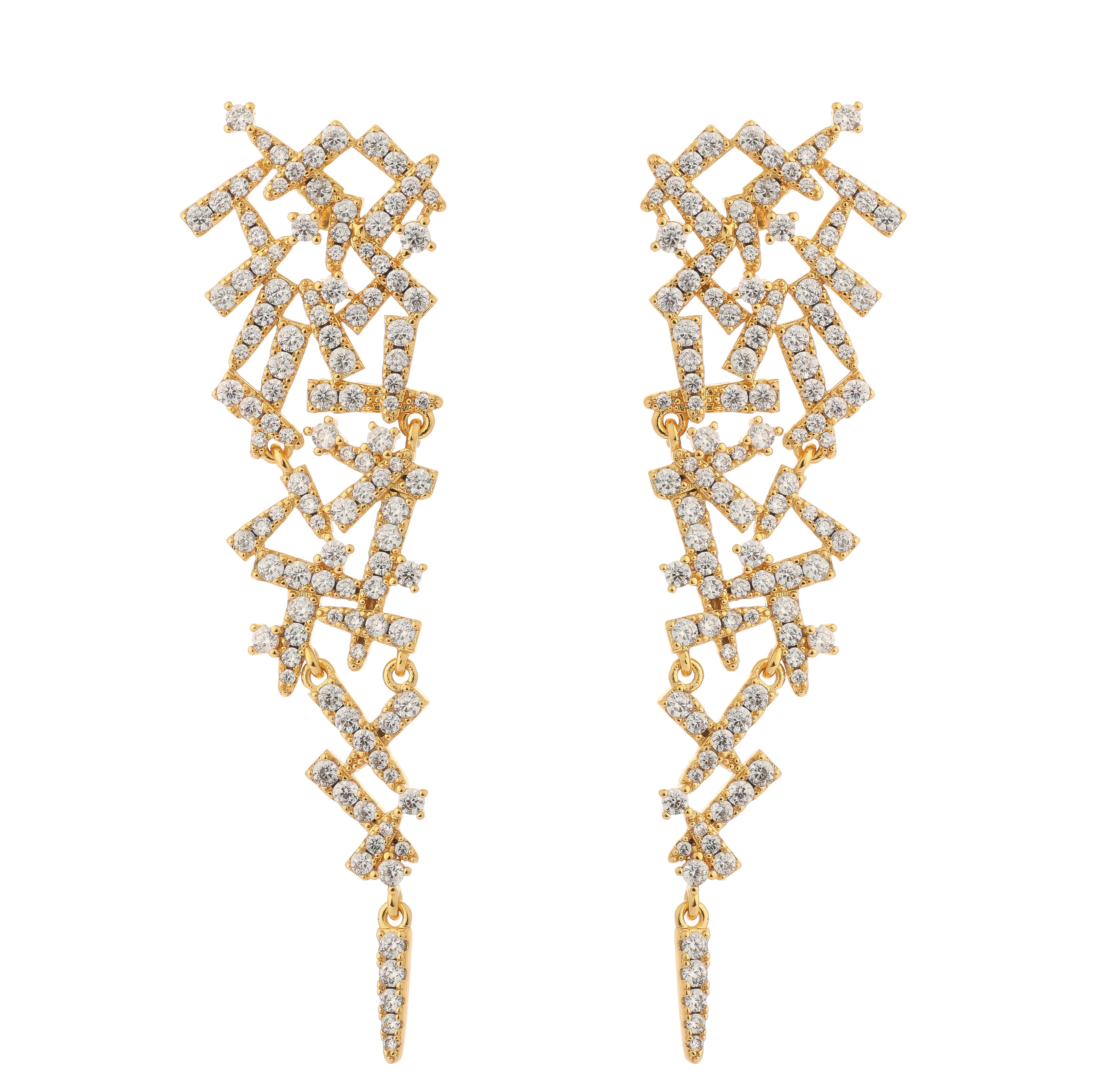 Bridget Artistic Evening Earrings