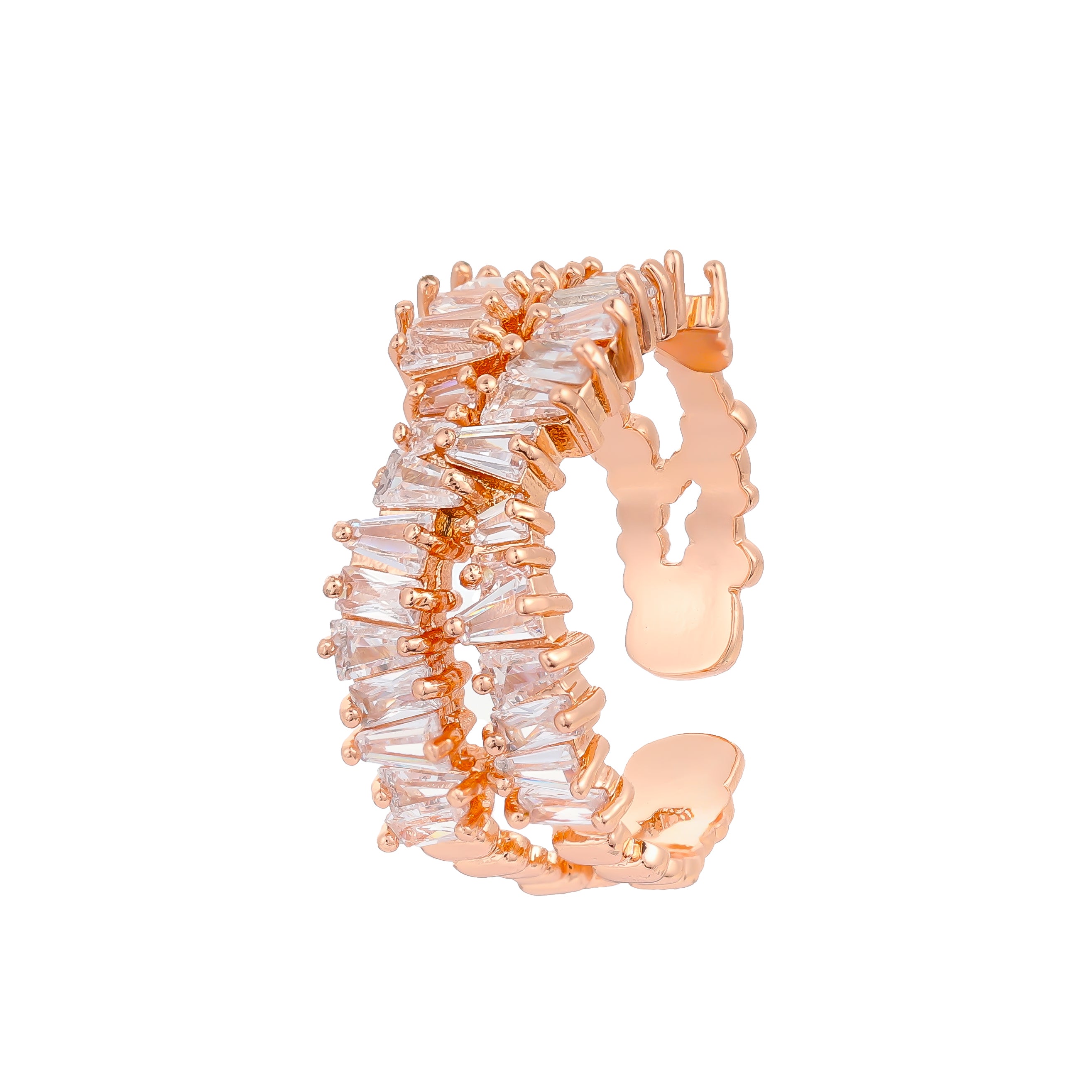 Eclat Crossed Evening Ring