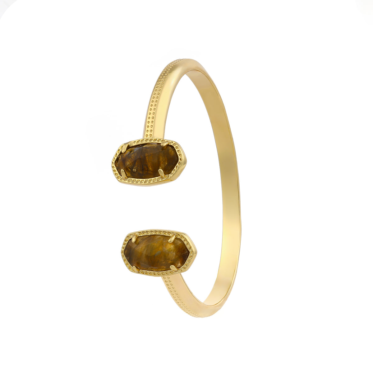 Double Up Open Bangle Bracelet