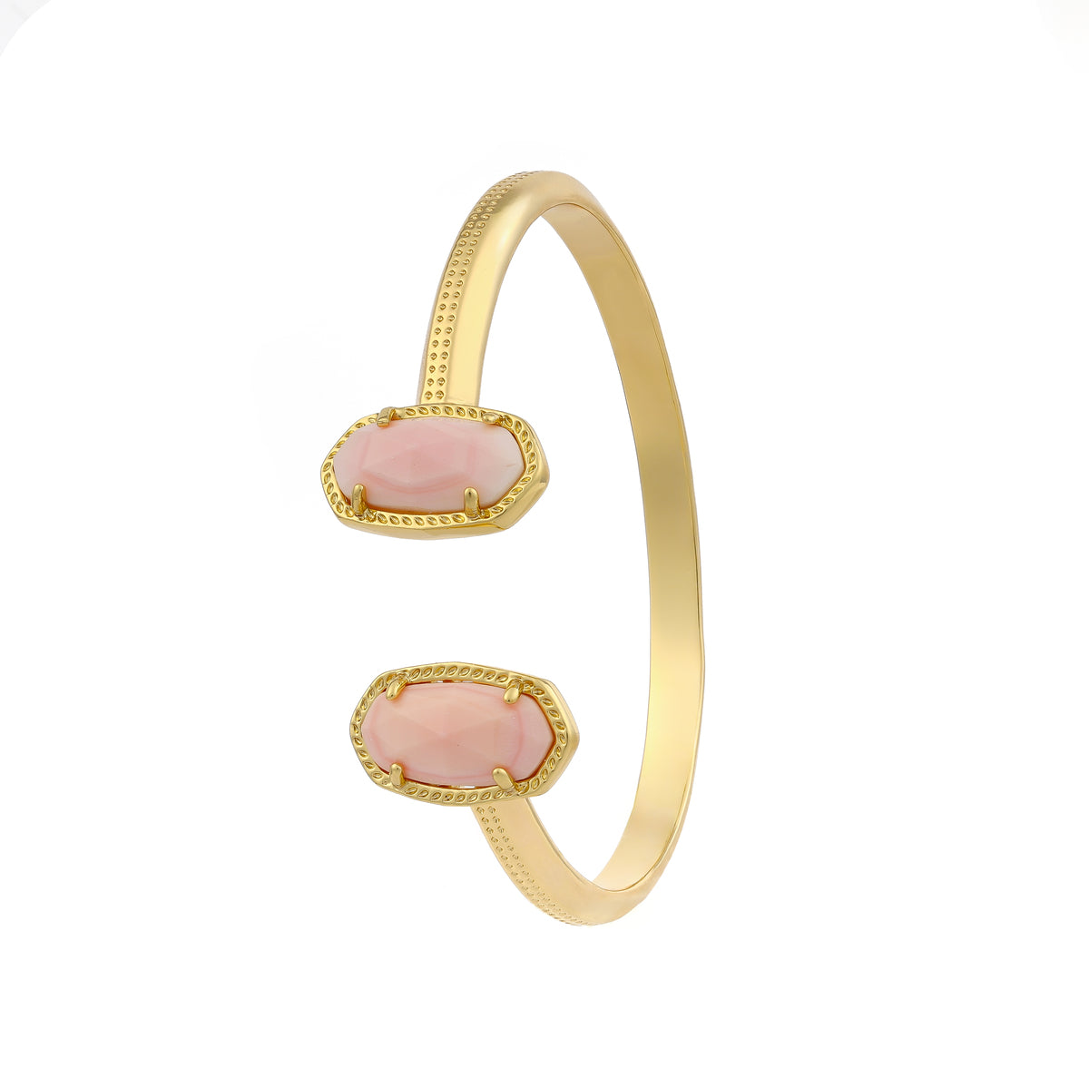 Double Up Open Bangle Bracelet
