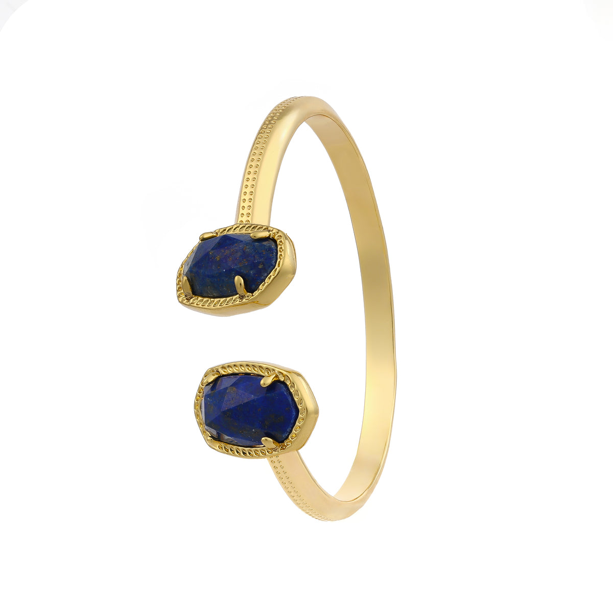 Double Up Open Bangle Bracelet