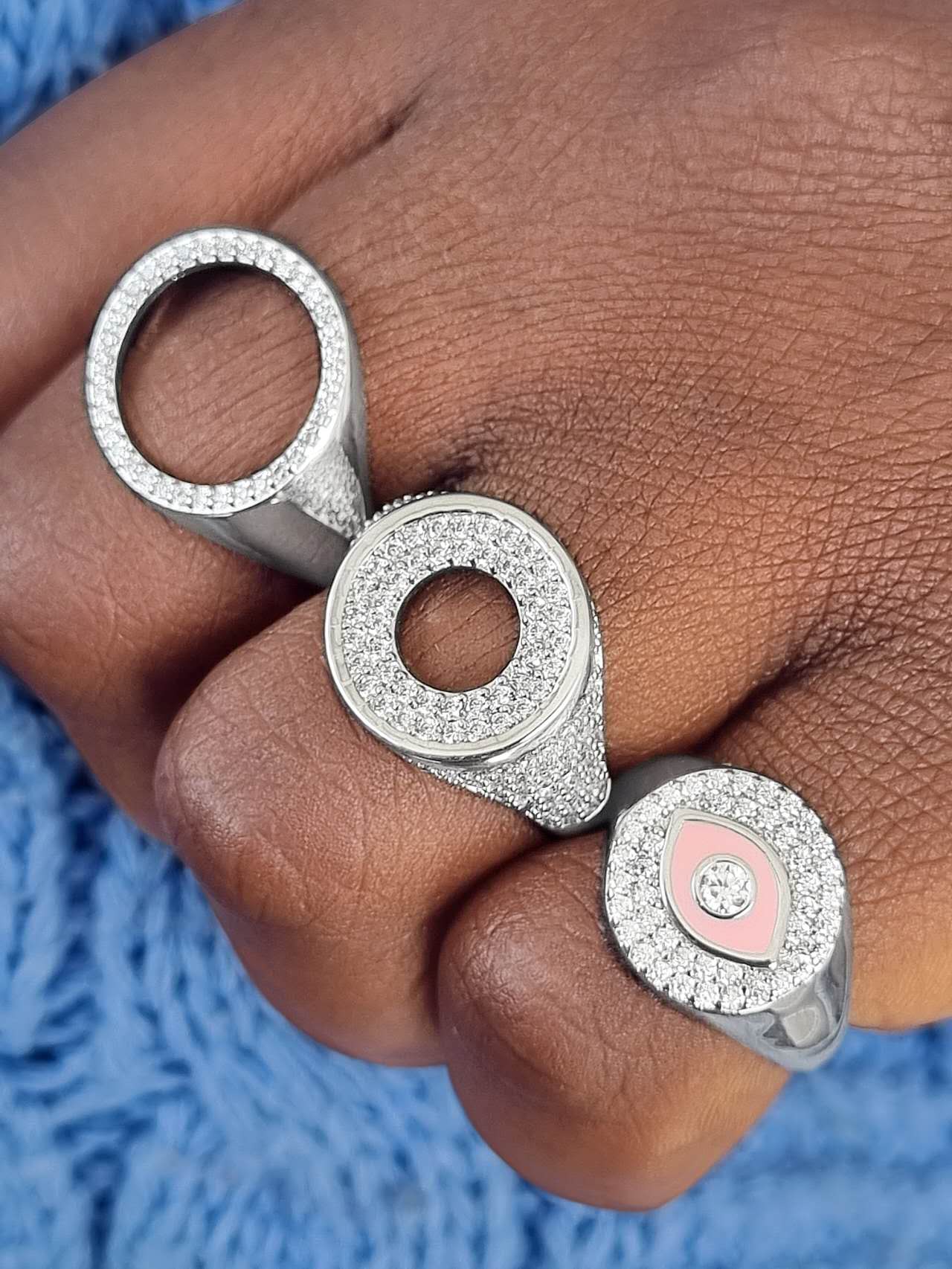 The Unique Round Pinky Ring