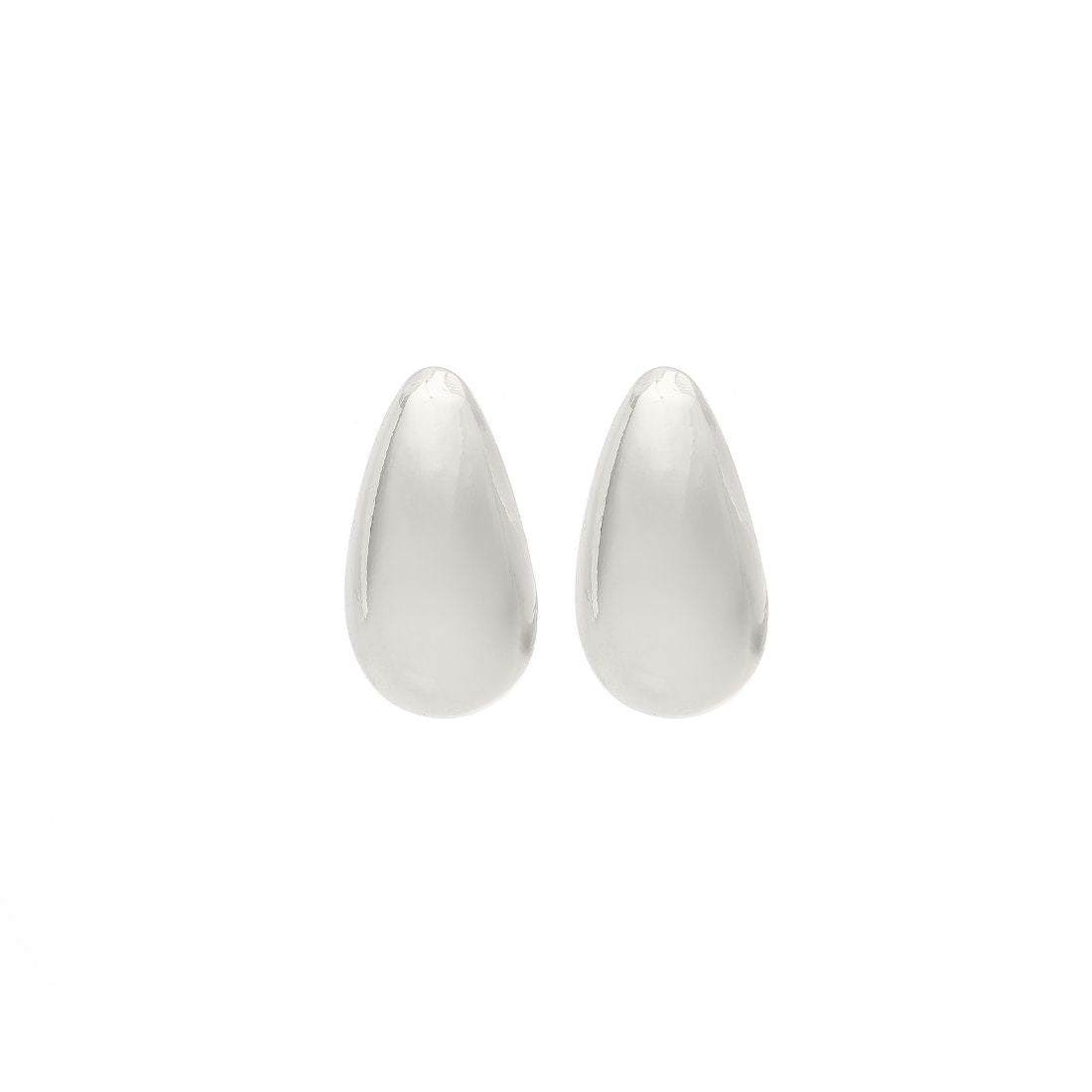 Minimal Teardrop Hoops Earrings