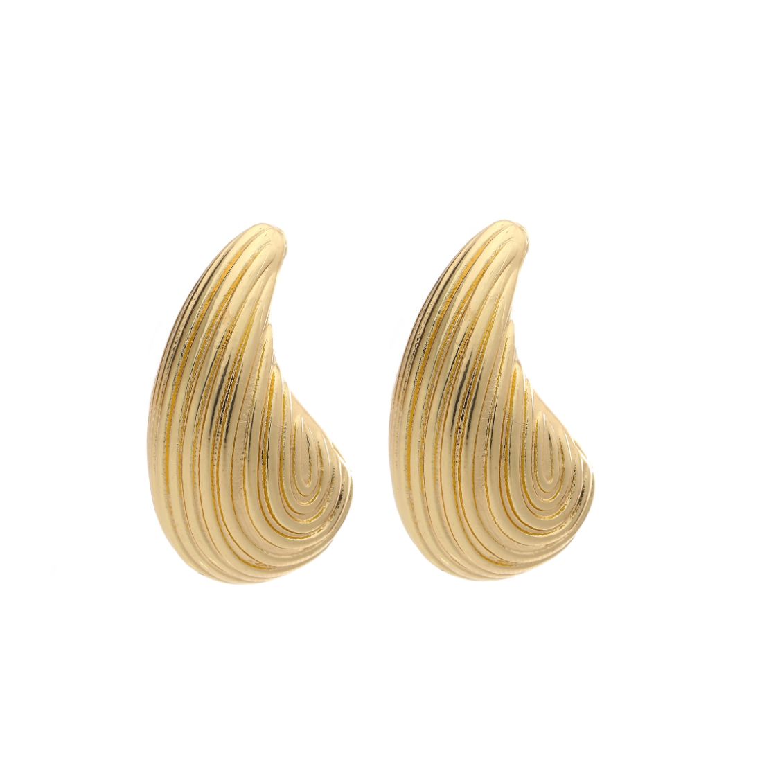 The Mega Teardrop Hoops Earrings