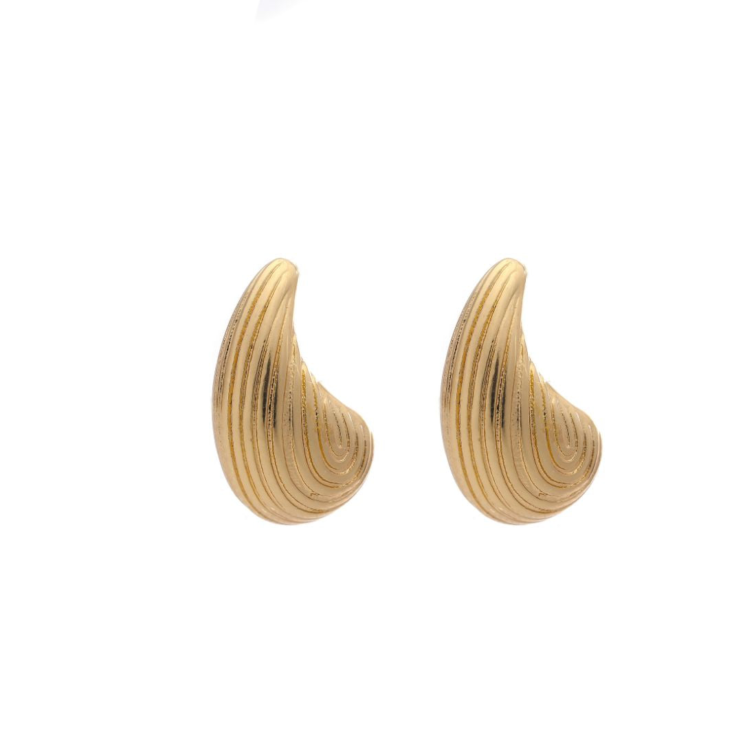 The Fair Teardrop Hoops Earrings