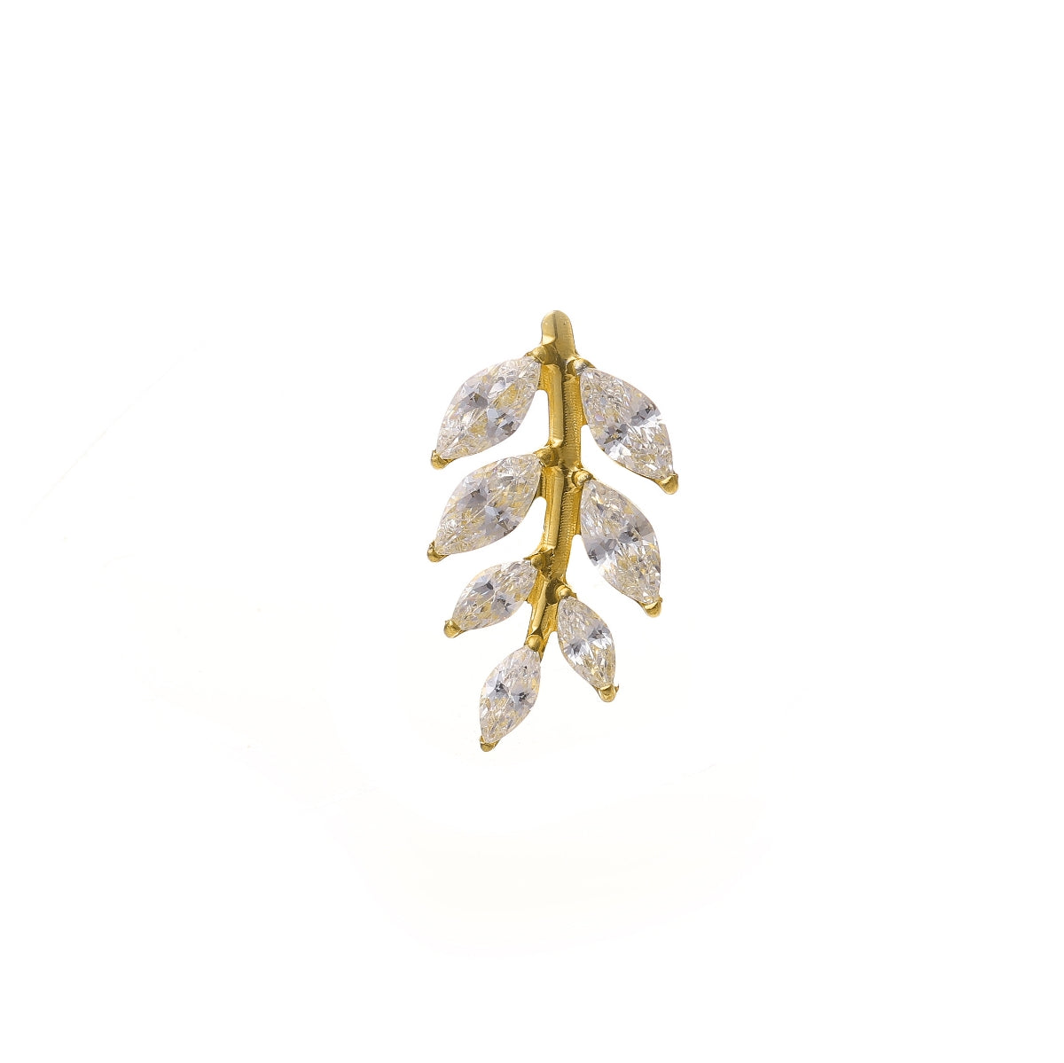 Dainty Leaf Cartilage Single Earring