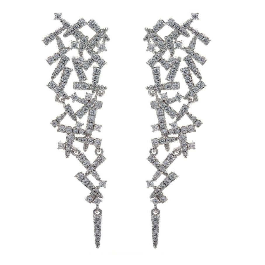 Bridget Artistic Evening Earrings