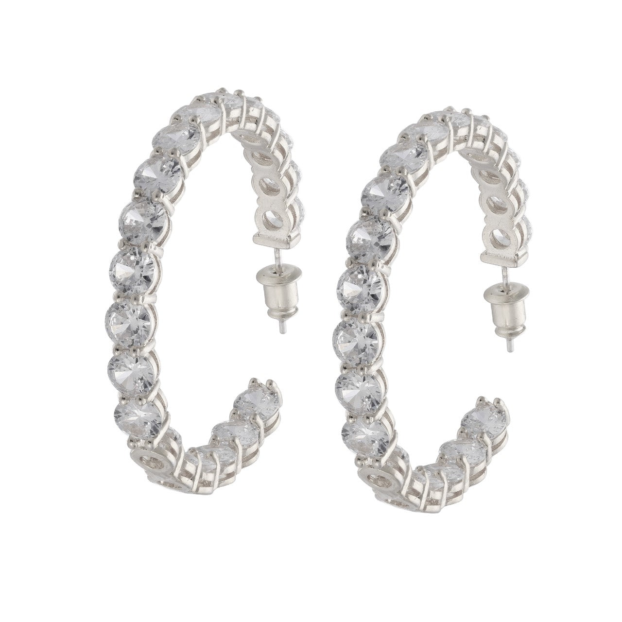 Celesty Hoops Evening Earrings