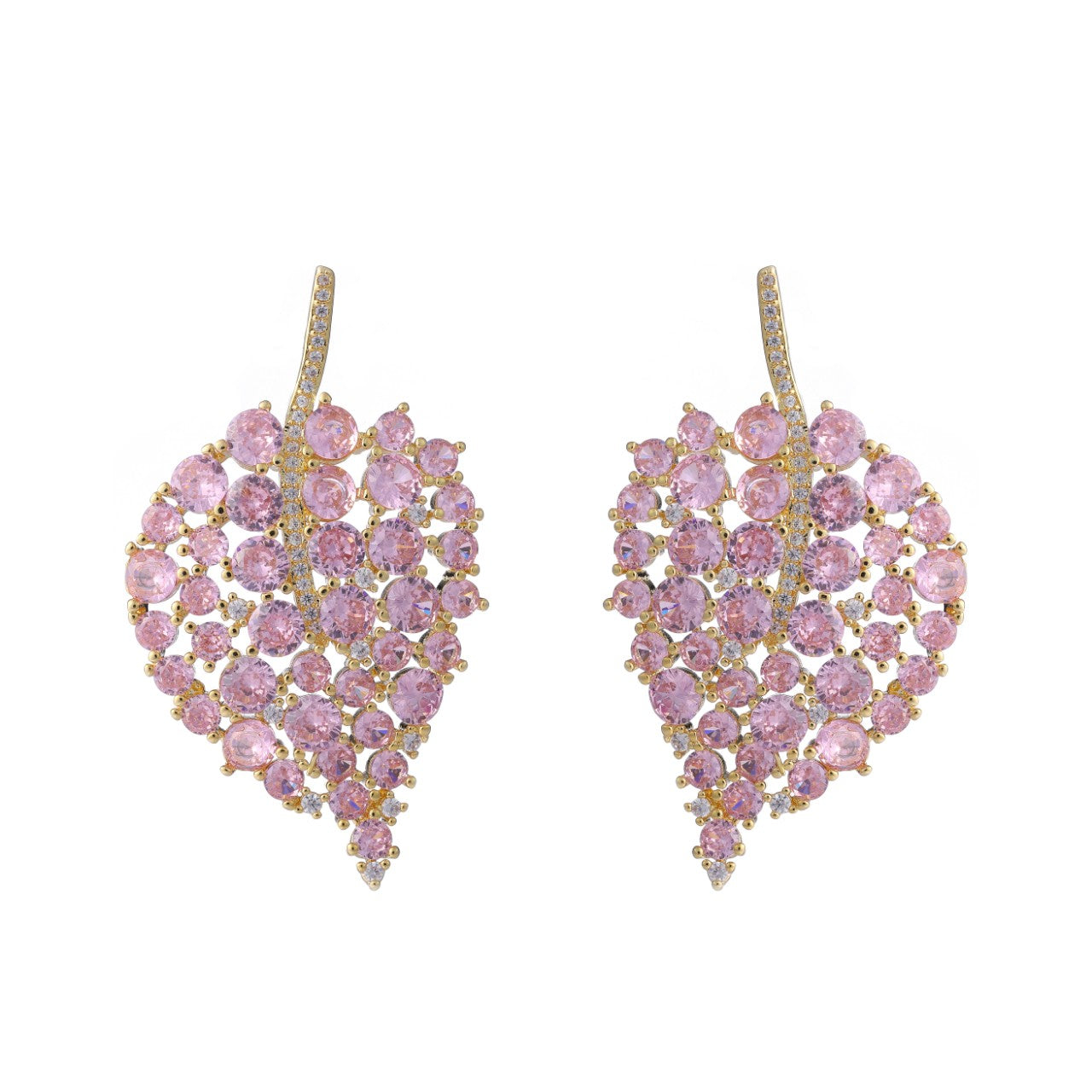 Antique Leaf Evening Earrings