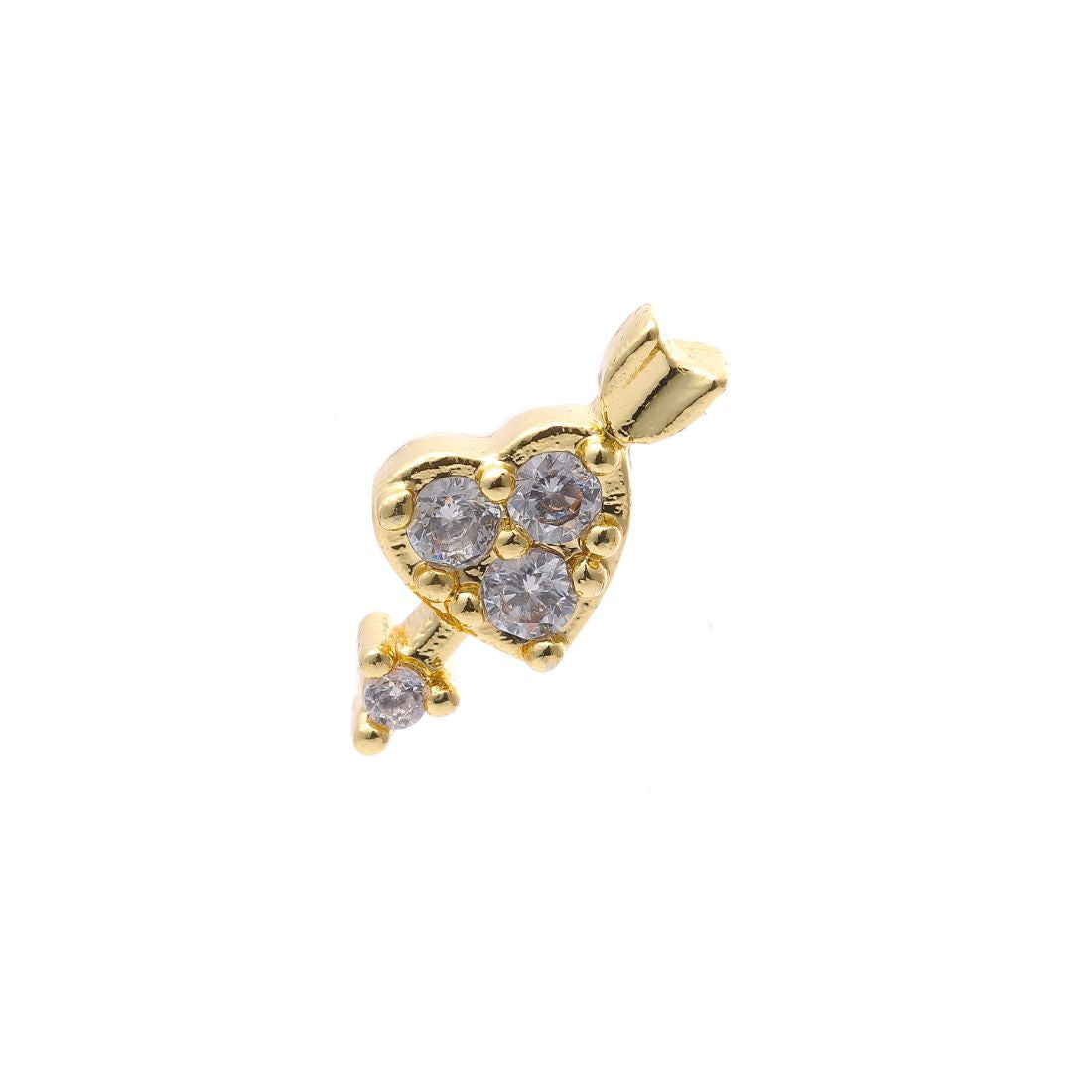 Cupid Heart Cartilage Single Earring