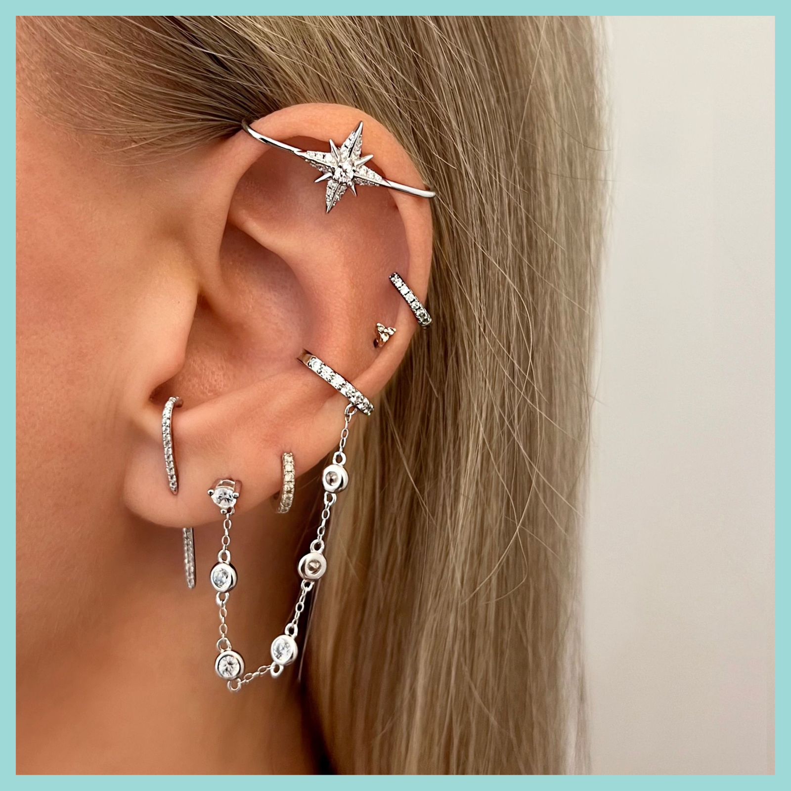 Mia Chain Single Earring