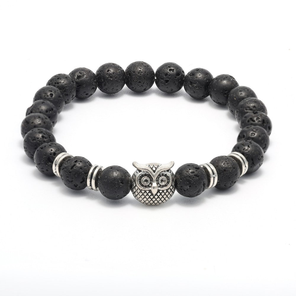 The Owl White Men's Bracelet