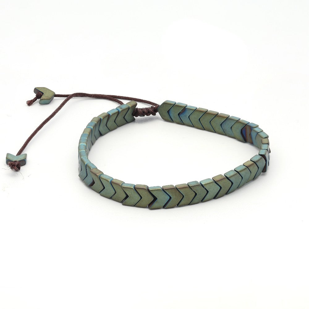 Jaxon Arrows Green Men's Bracelet