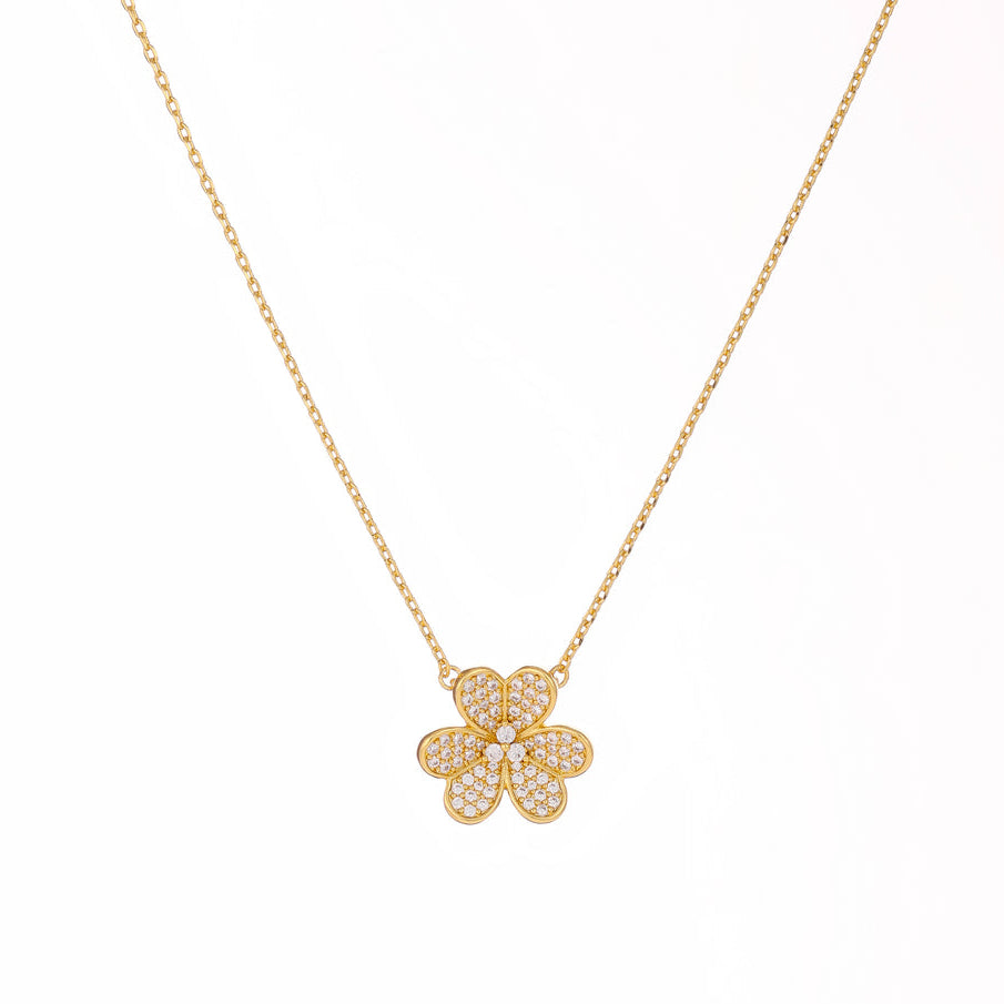 Flowery Shine Casual Necklace