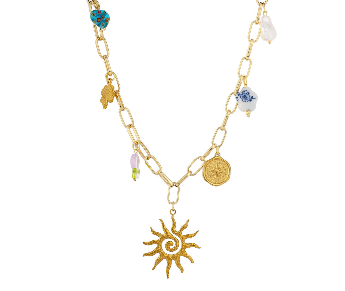 Bold Doodles Funky Necklace