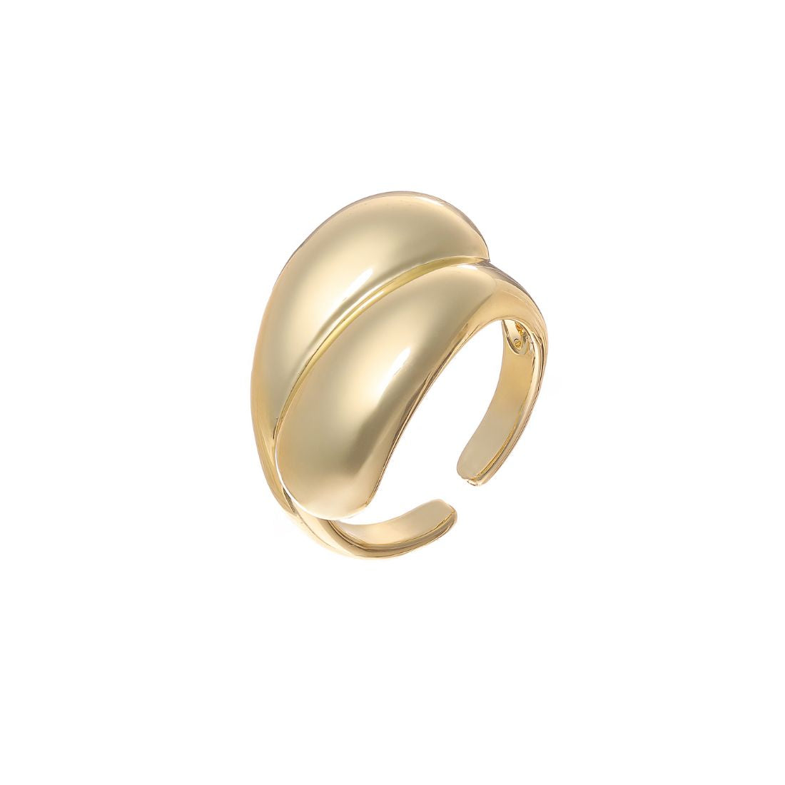 Noora Double Plain Casual Ring