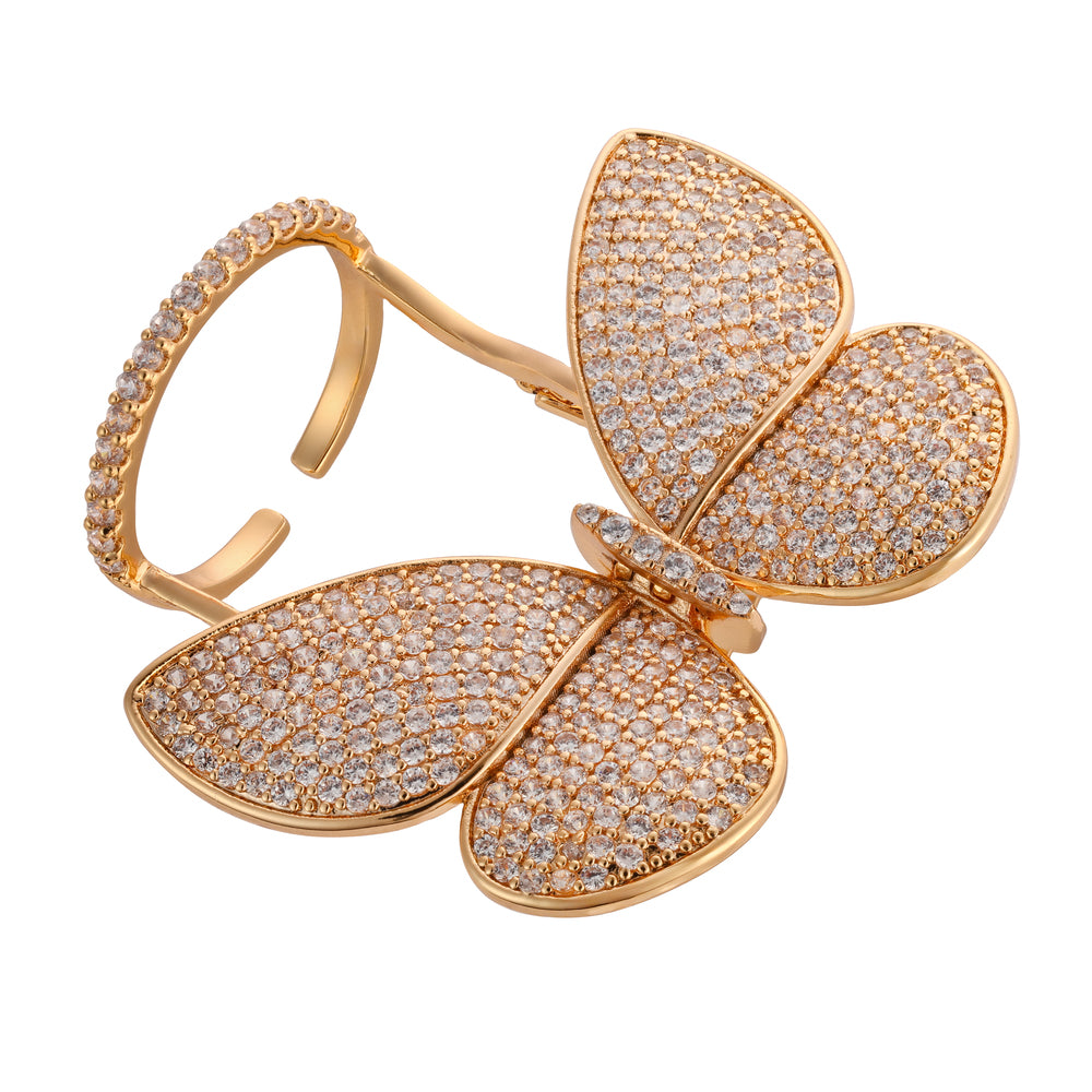 Mother Butterfly Casual Ring