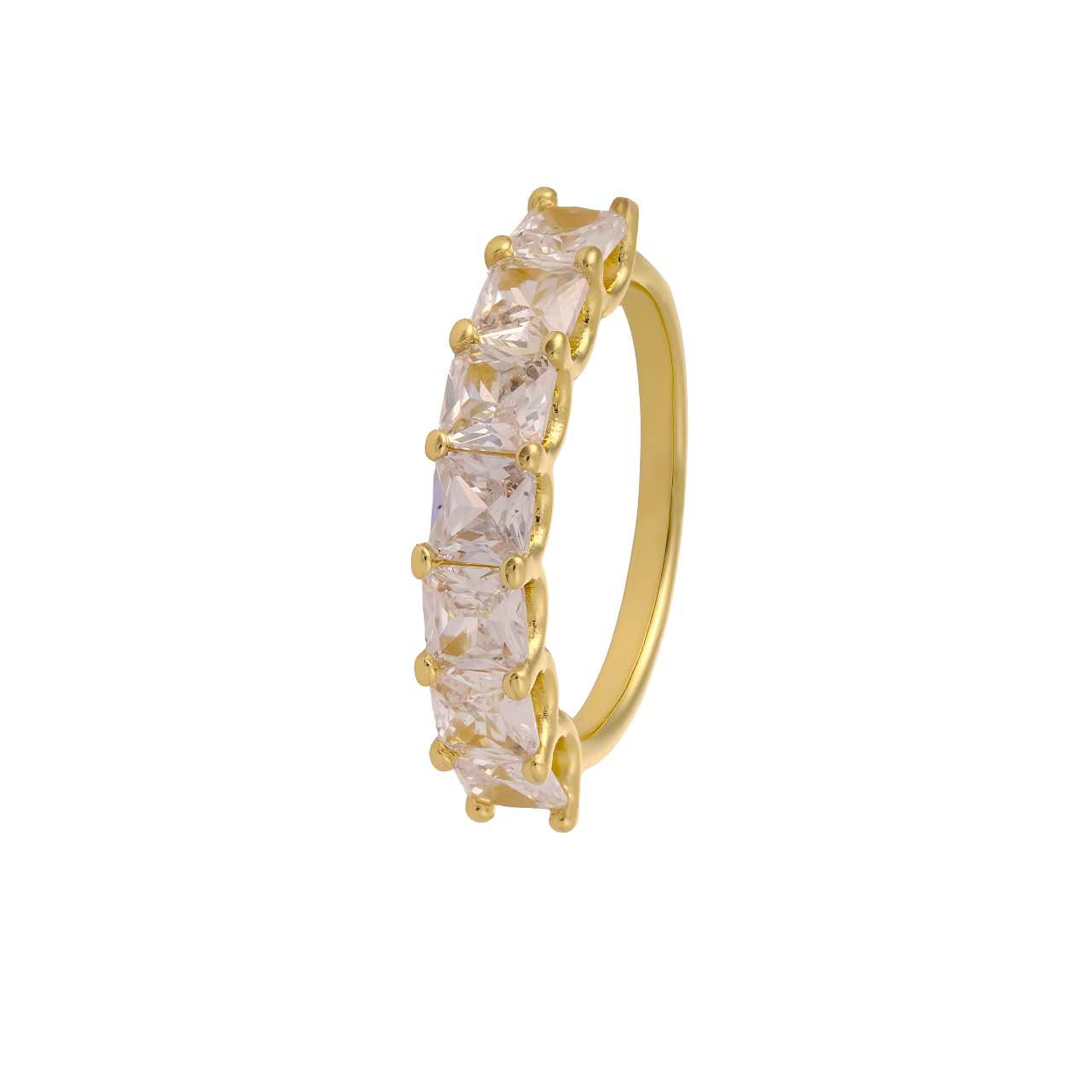 Squaria Semi Alliance Ring