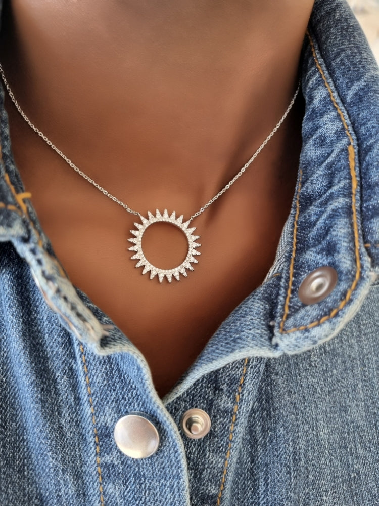 The Bright Sun Statement Casual Necklace