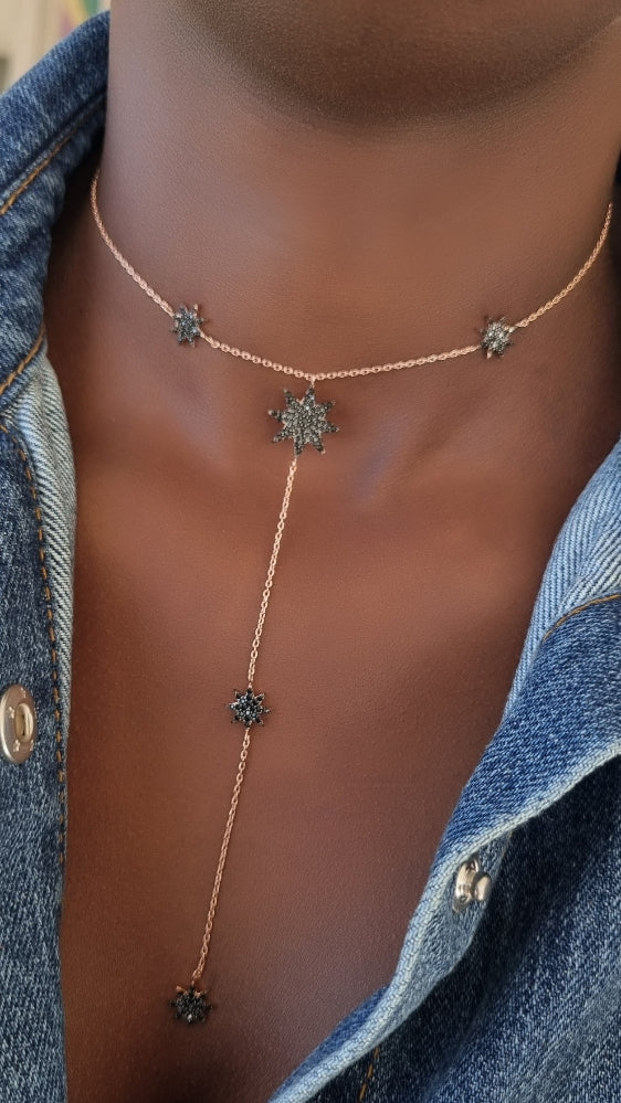 Triple Lady Glam Drop Necklace