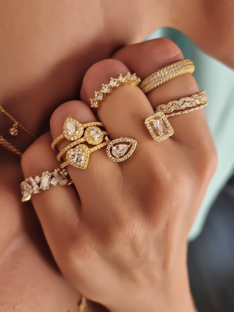 Ella Semi Alliance Ring