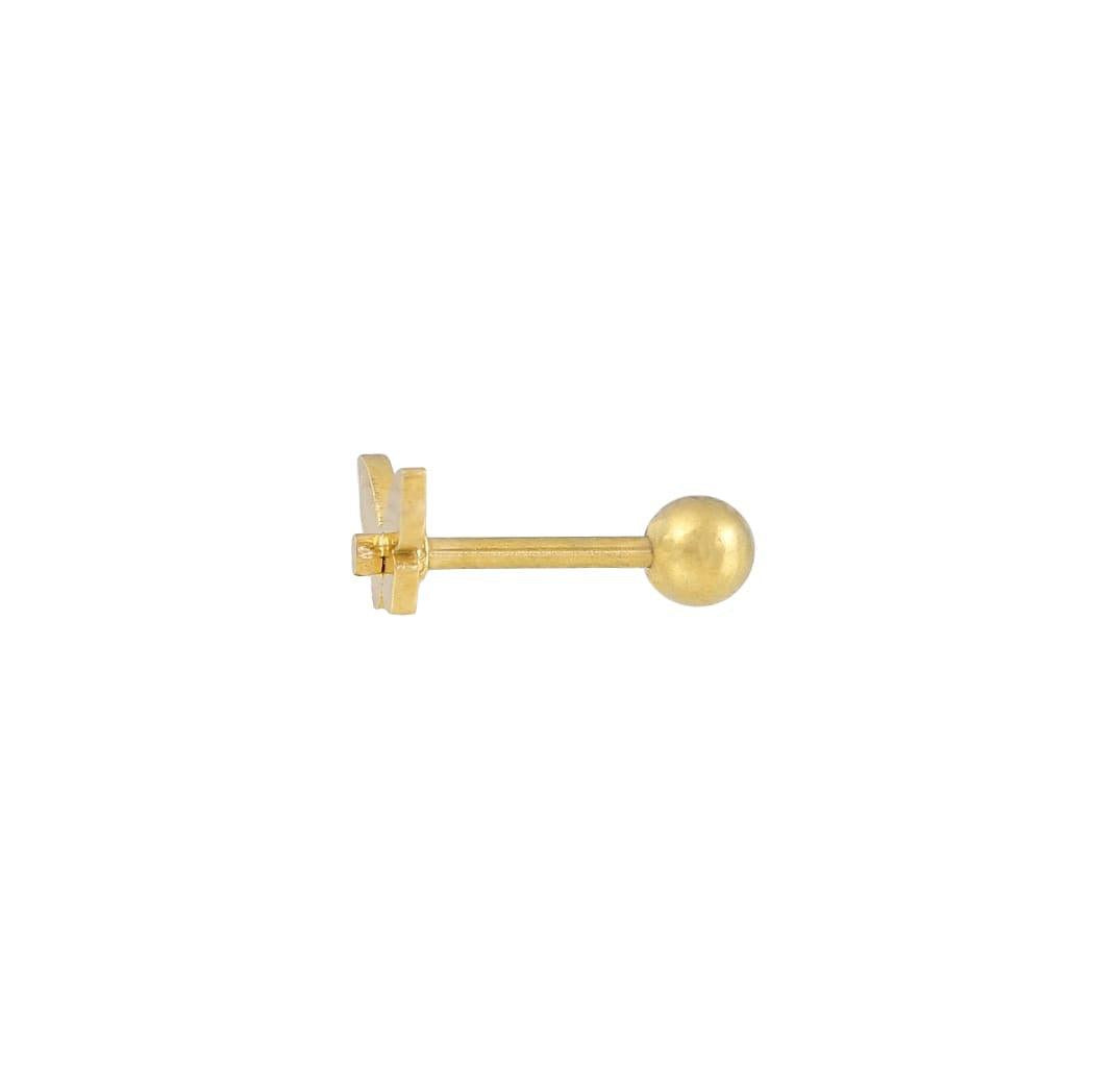 Losange Yellow Cartilage Single Earring