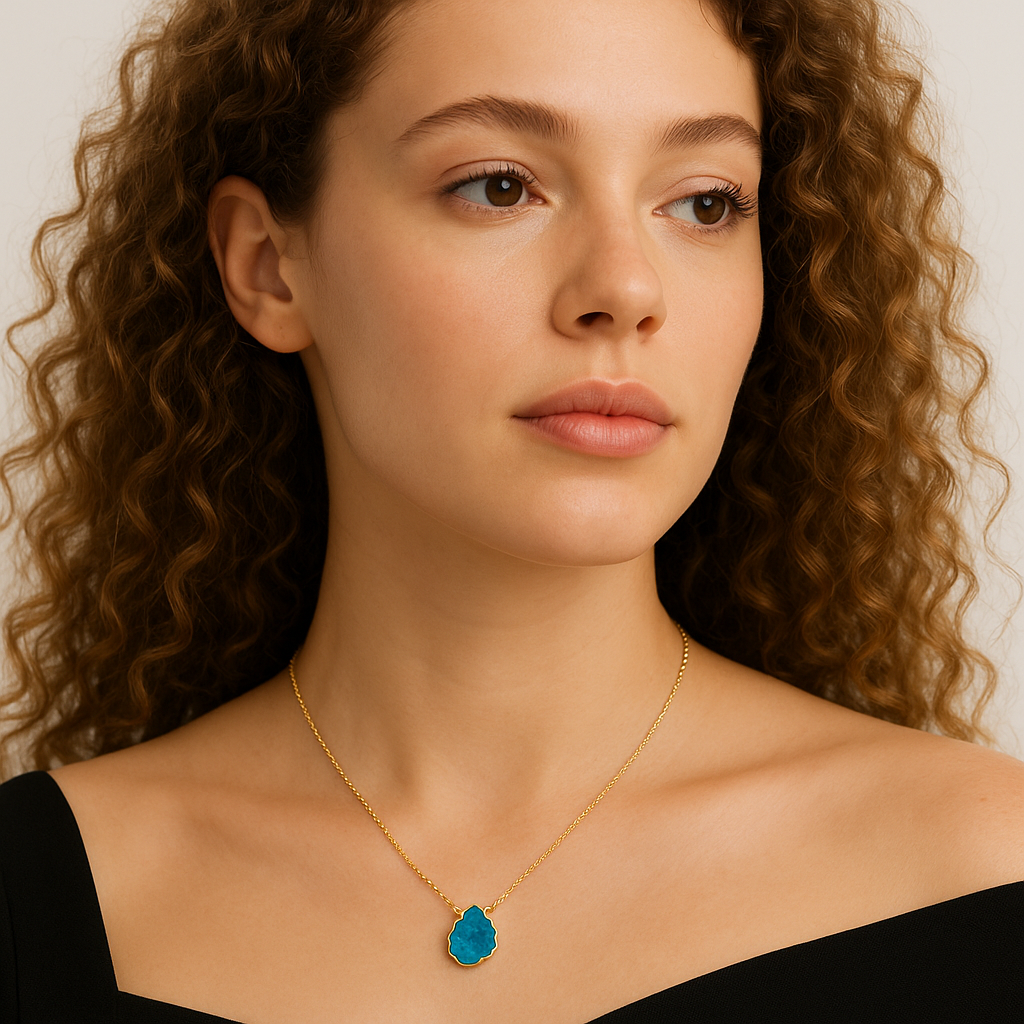 Dacia Blue Casual Necklace