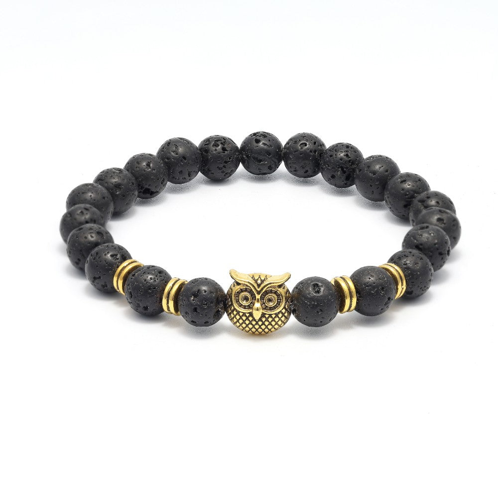 The Owl White Men's Bracelet