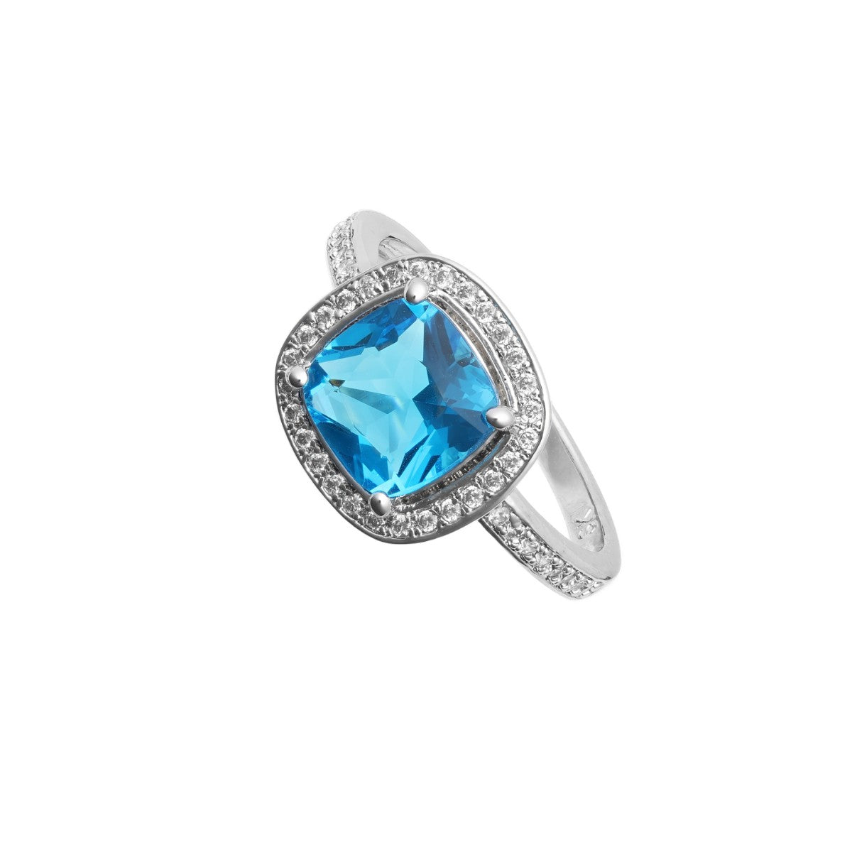 Acantha Square Solitaire Ring