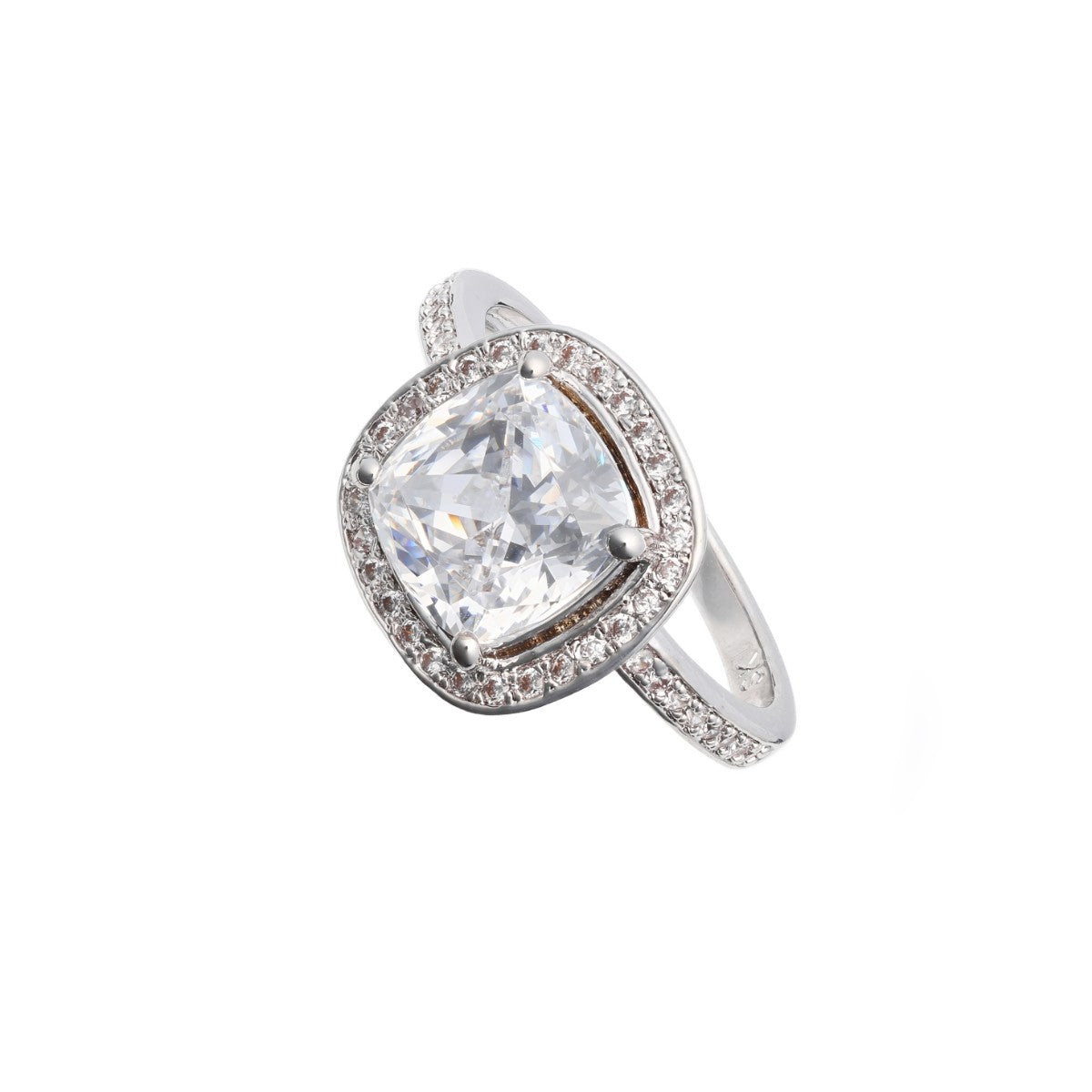 Acantha Square Solitaire Ring