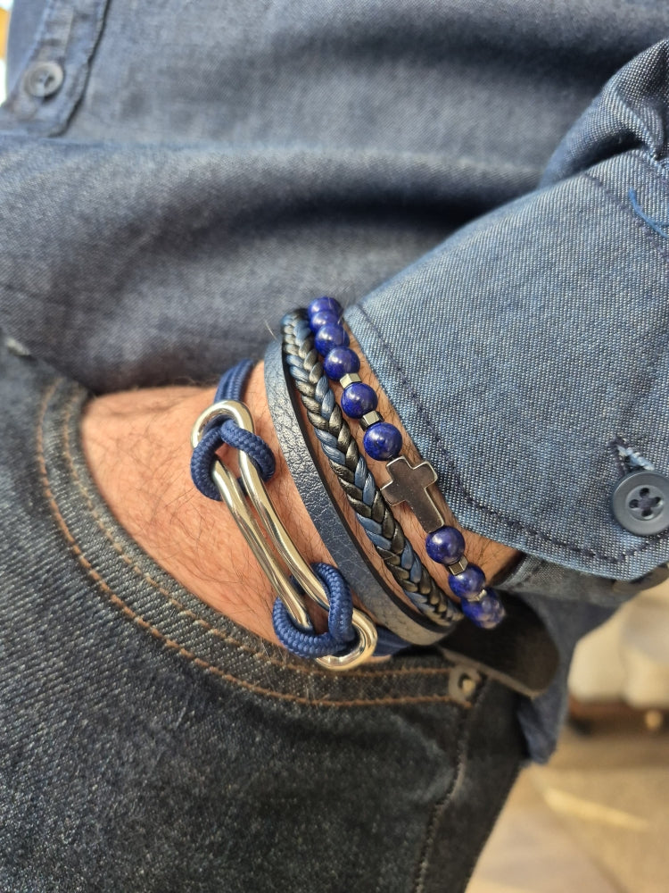 Azur Blue Men's Bracelet