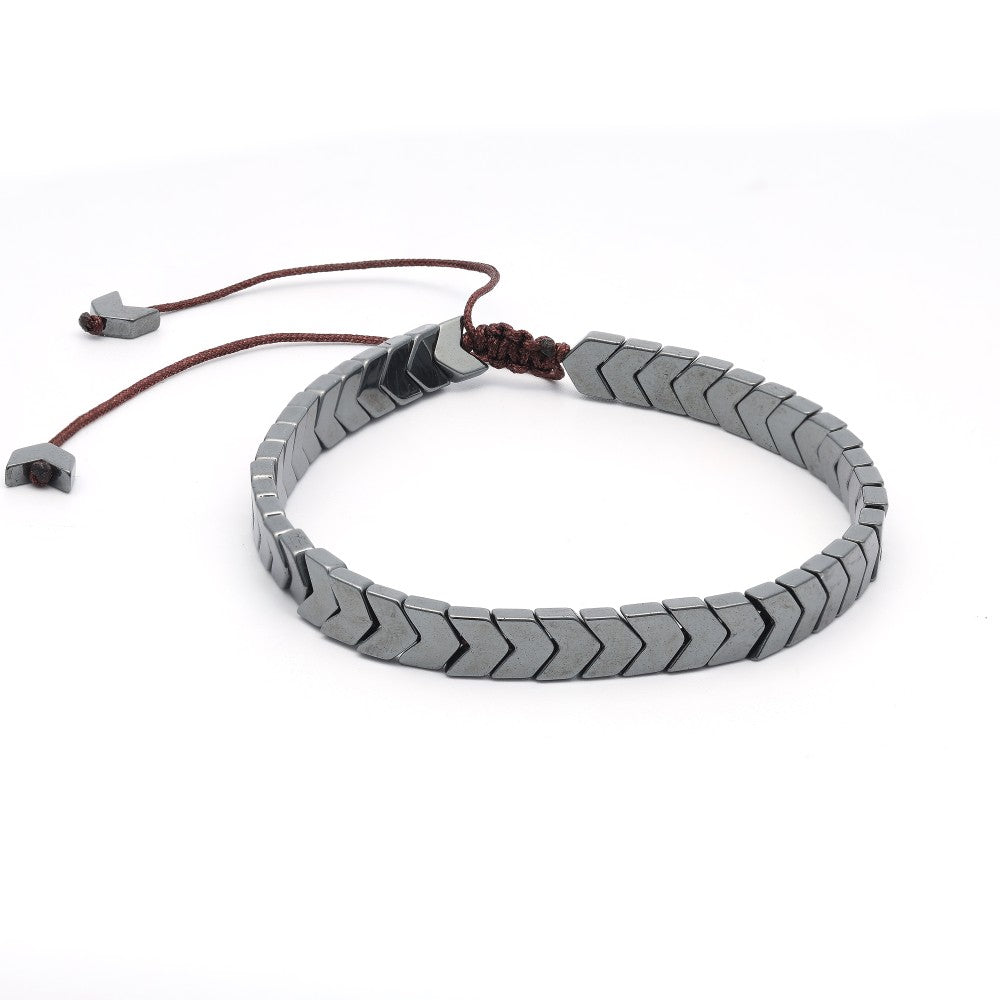 Jaxon Arrows Grey Men's Bracelet