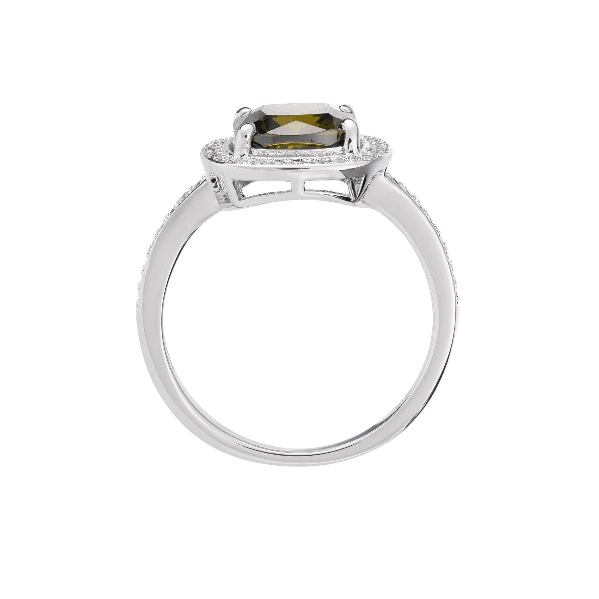 Acantha Square Solitaire Ring