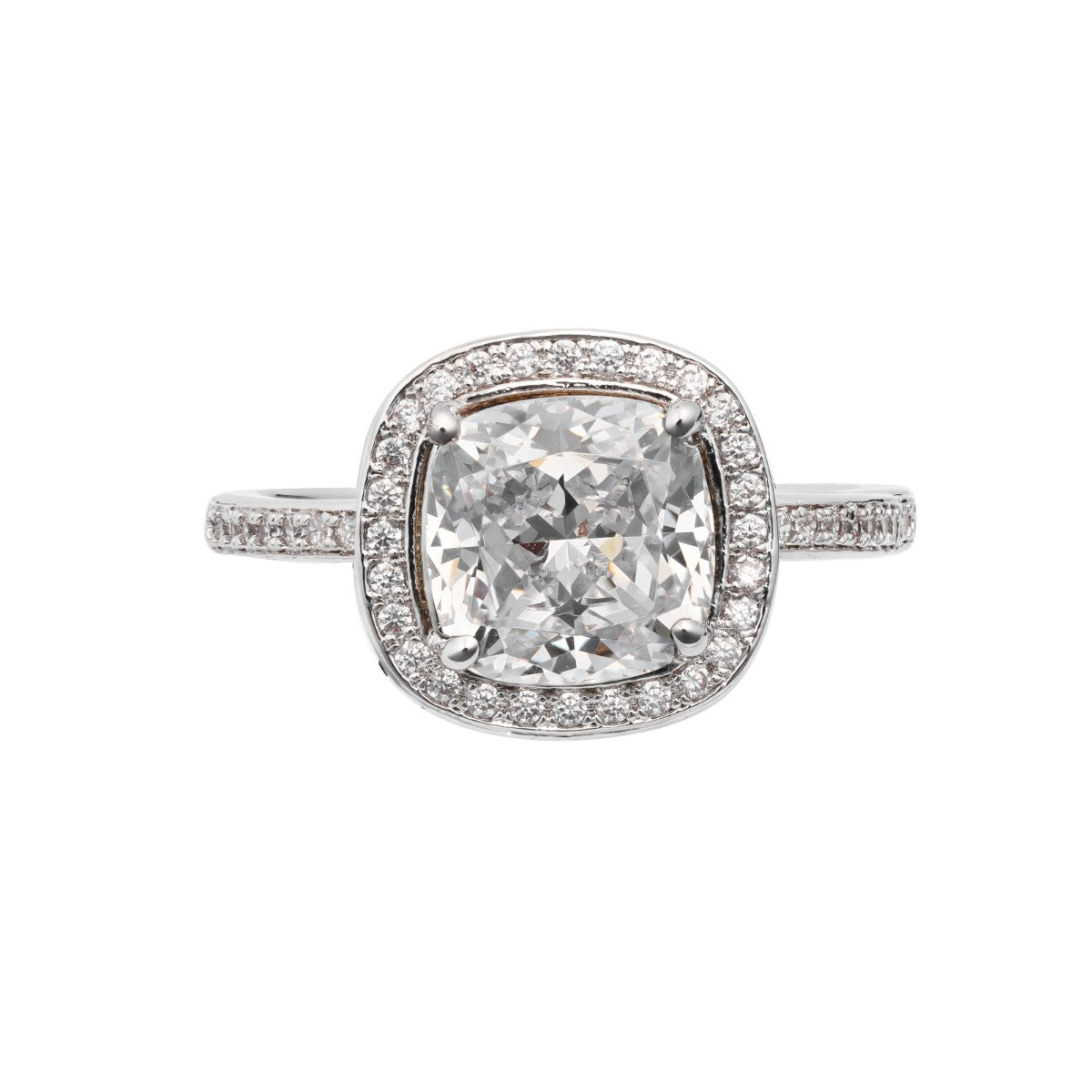 Acantha Square Solitaire Ring