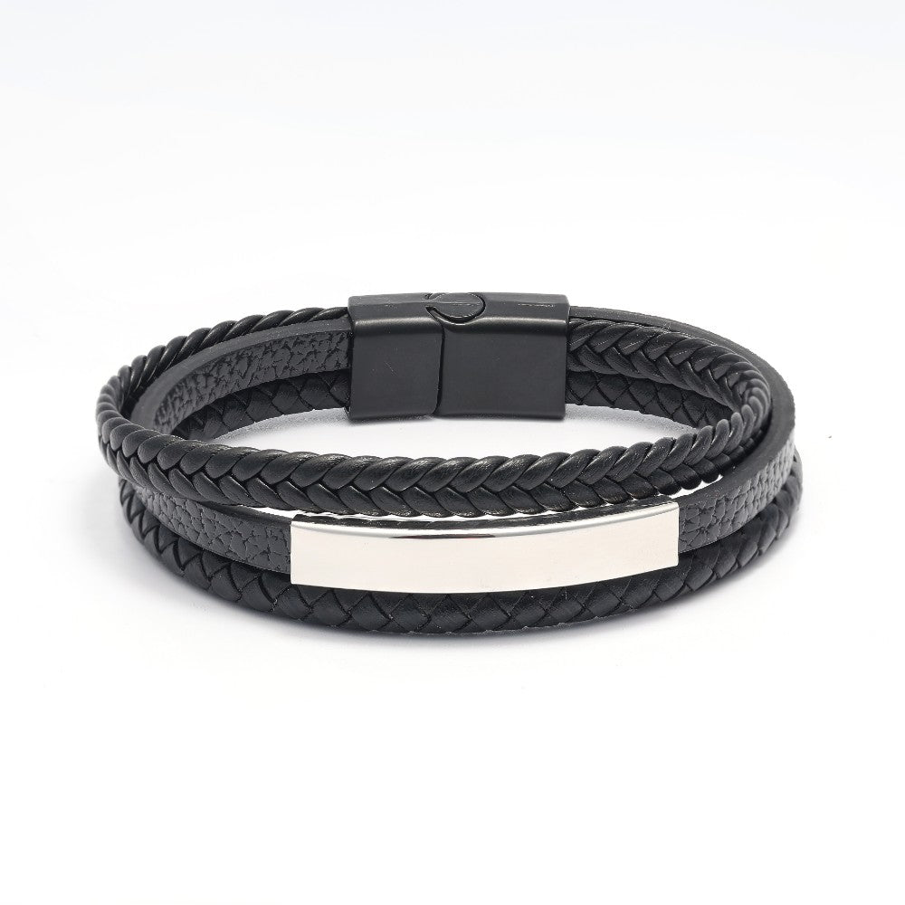 Theo Black Men's Bracelet