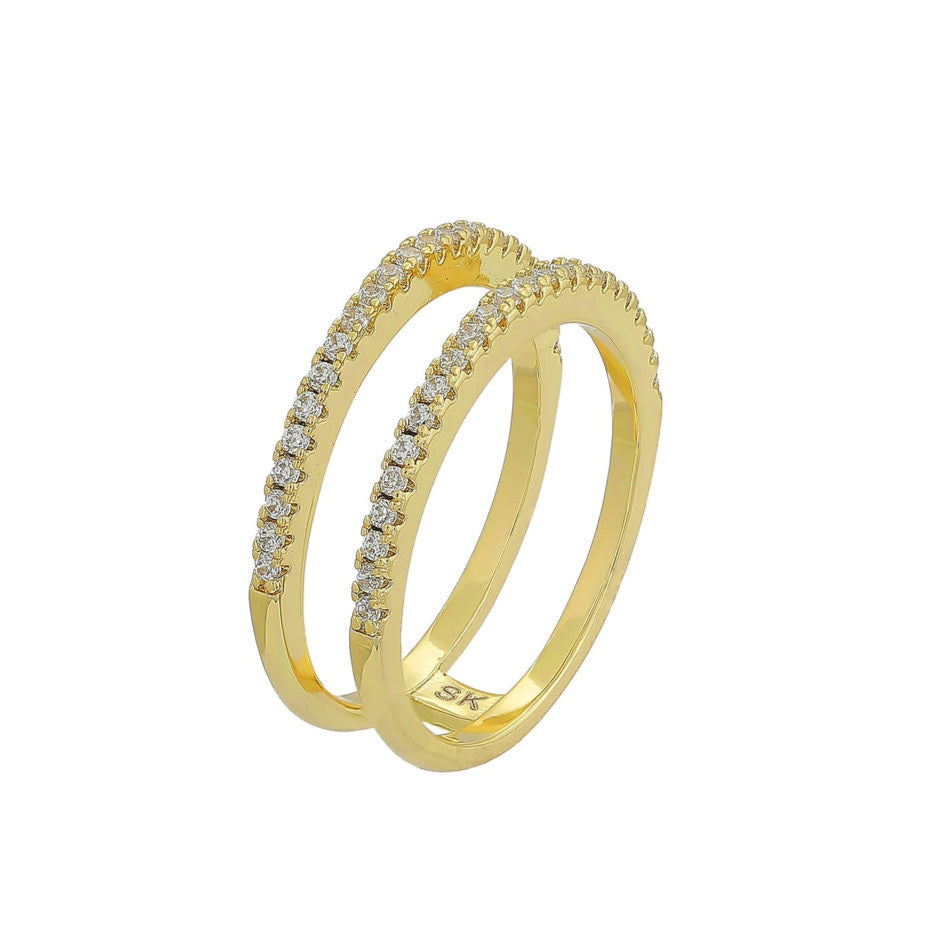 Fouana Double Layer Casual Ring