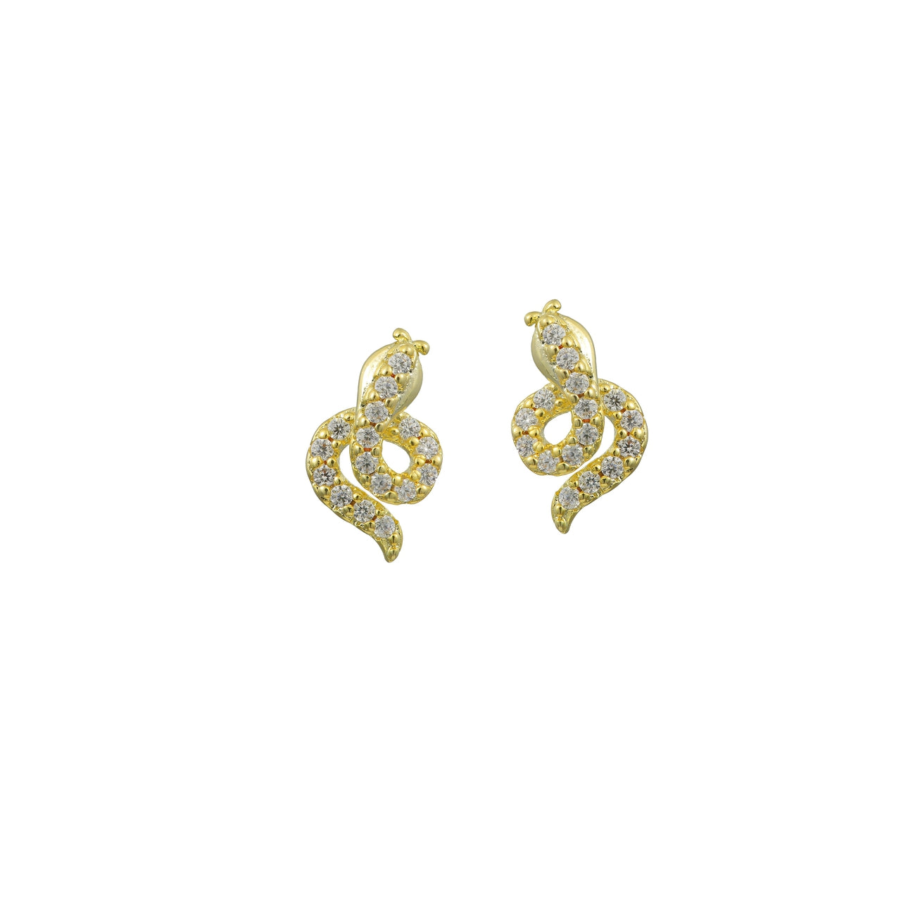 Dancing Snake Dots Casual Earrings