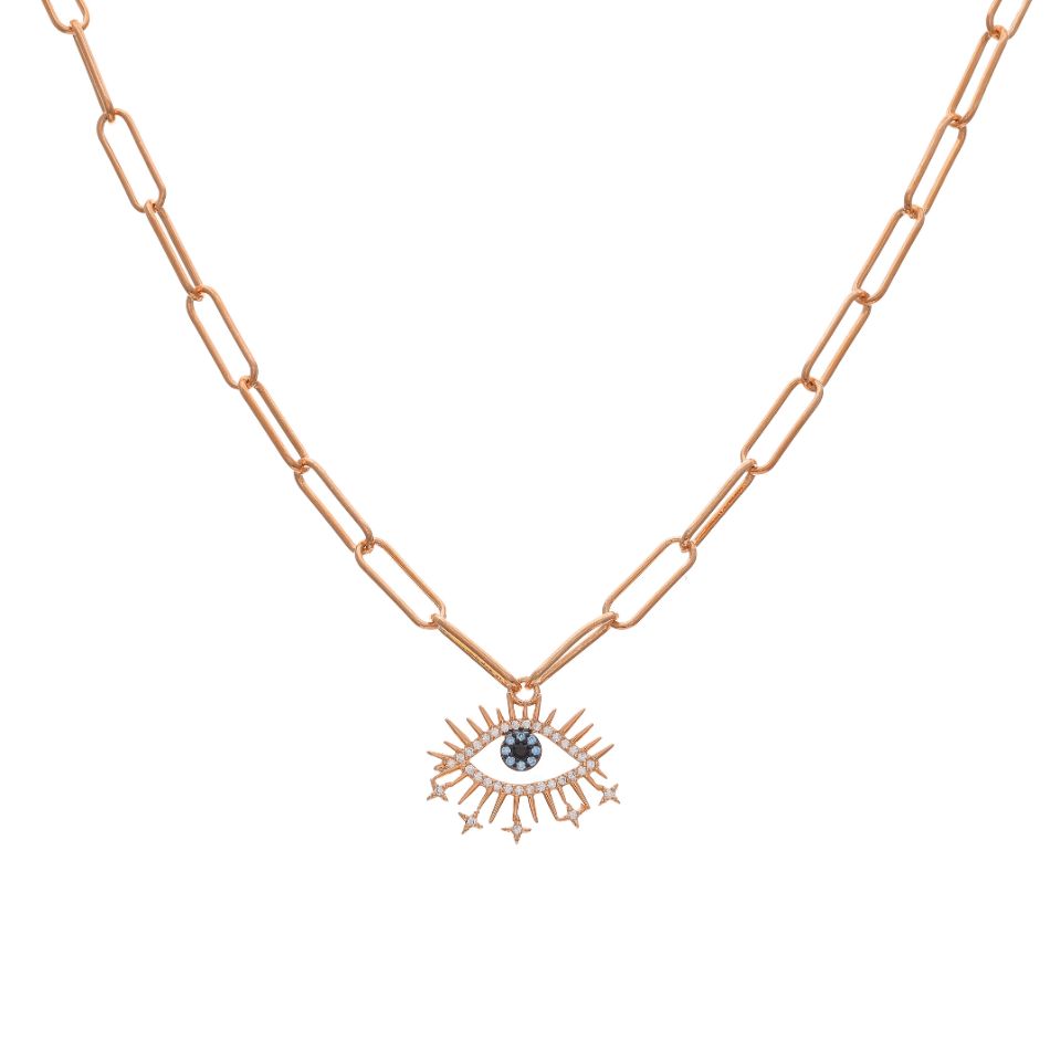 Siana Eye Casual Chain Necklace