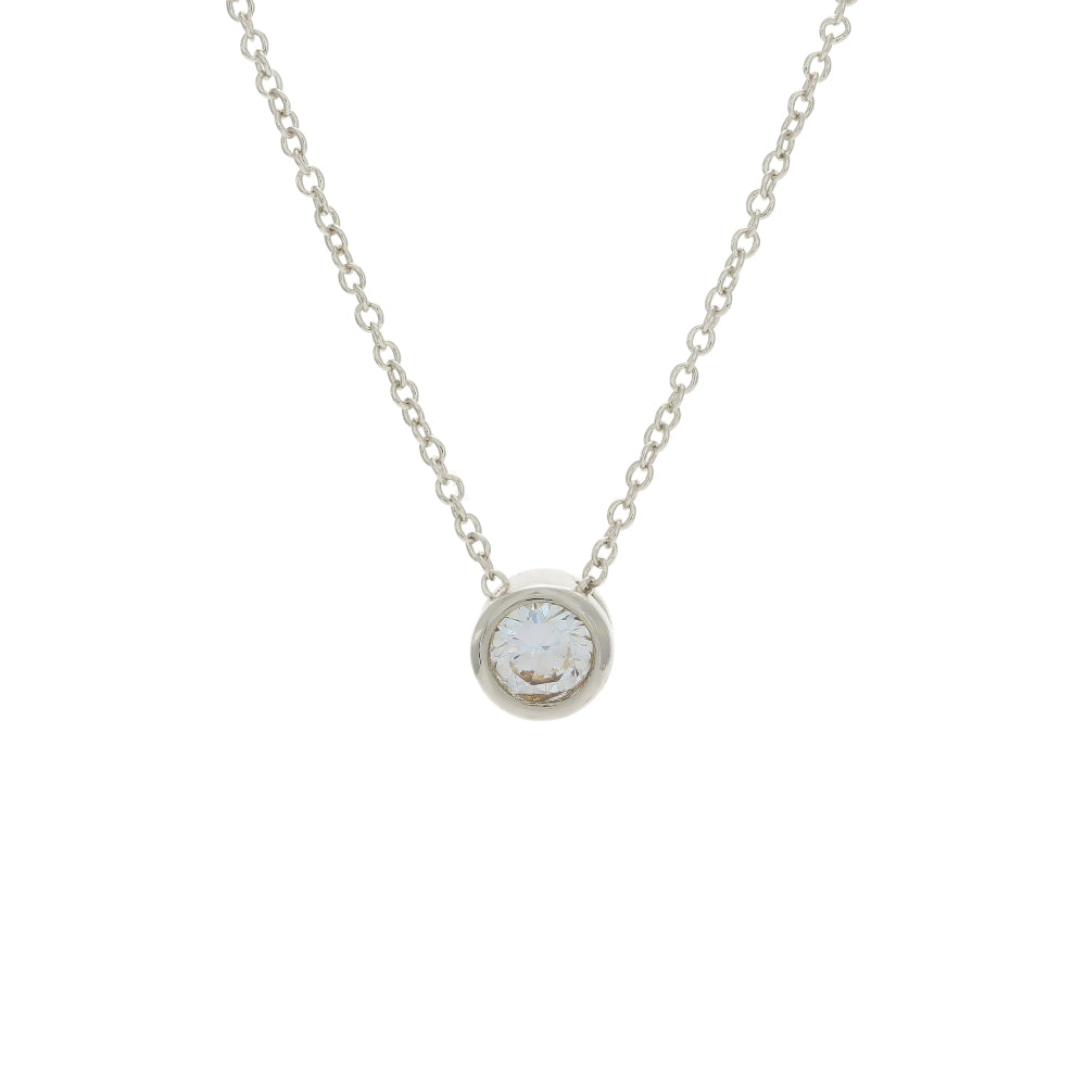 Bright Dot White Casual Necklace