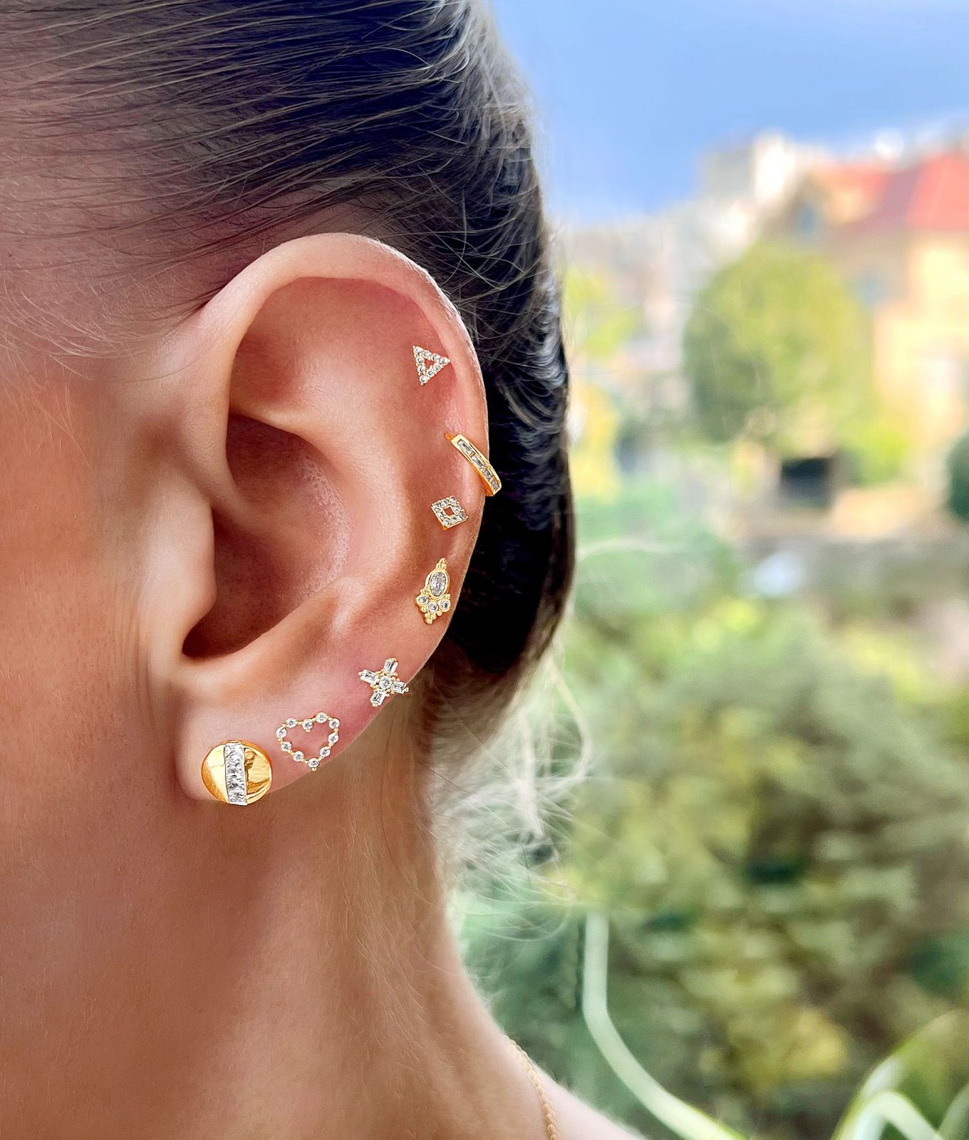 Sierra Dots Casual Earrings