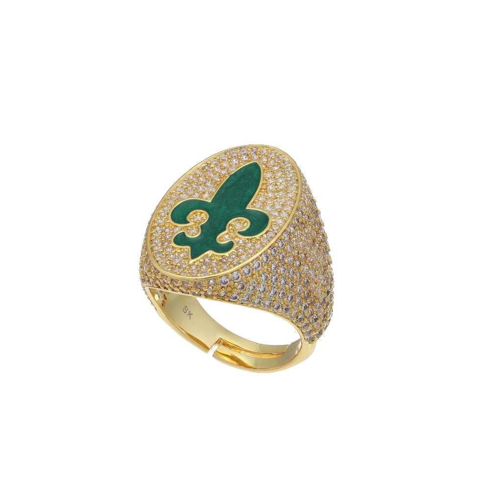 Audacious Lily Flower Casual Ring