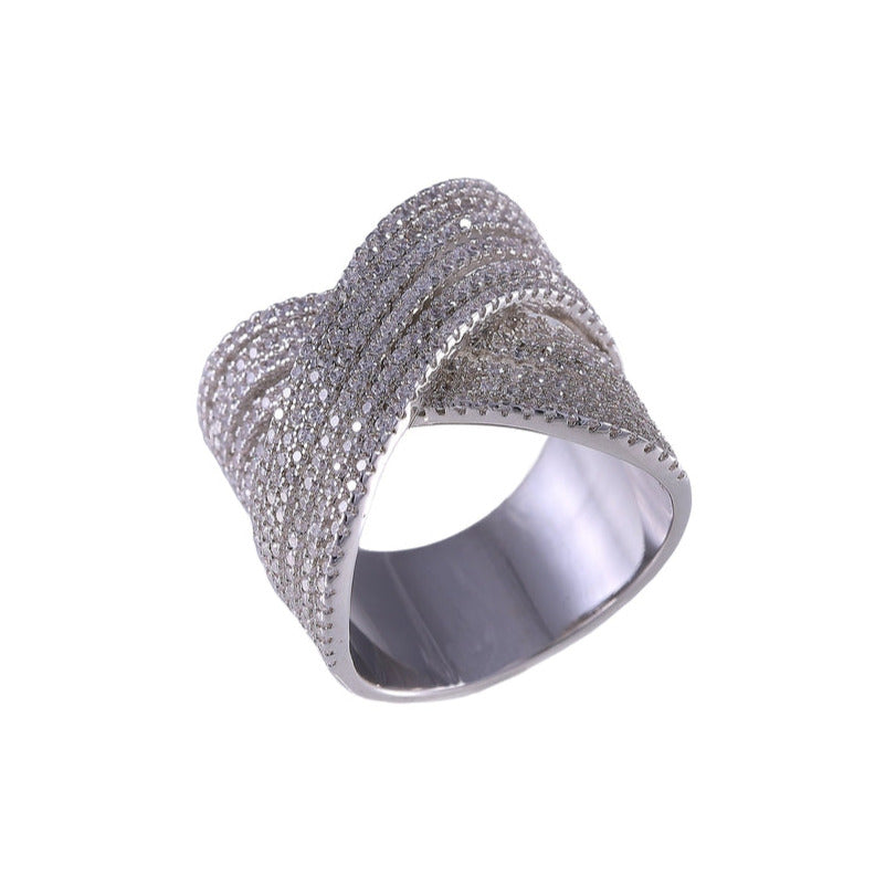 Charming Charlotte Crossed Evening Ring
