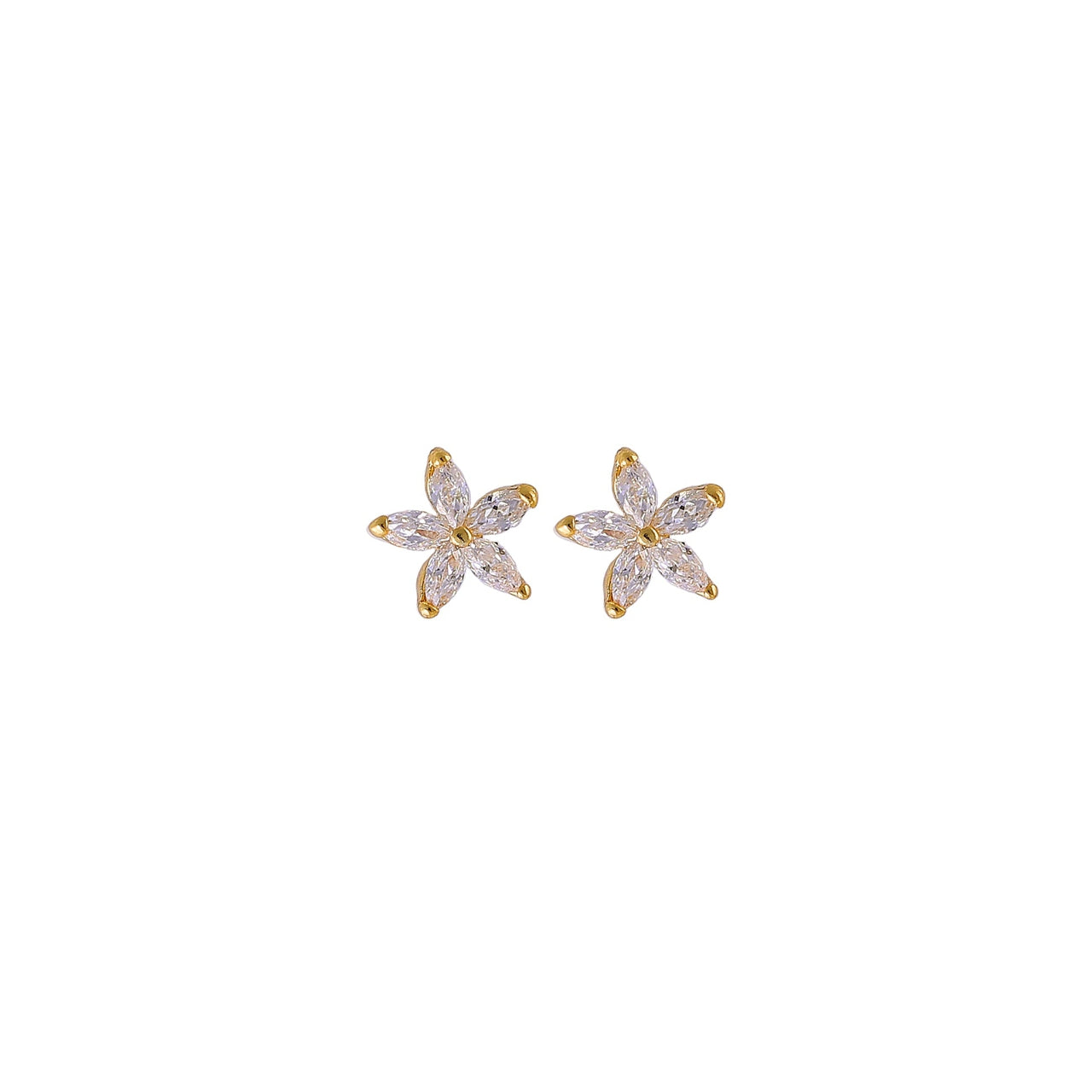 Flowery Shine Dots Earrings