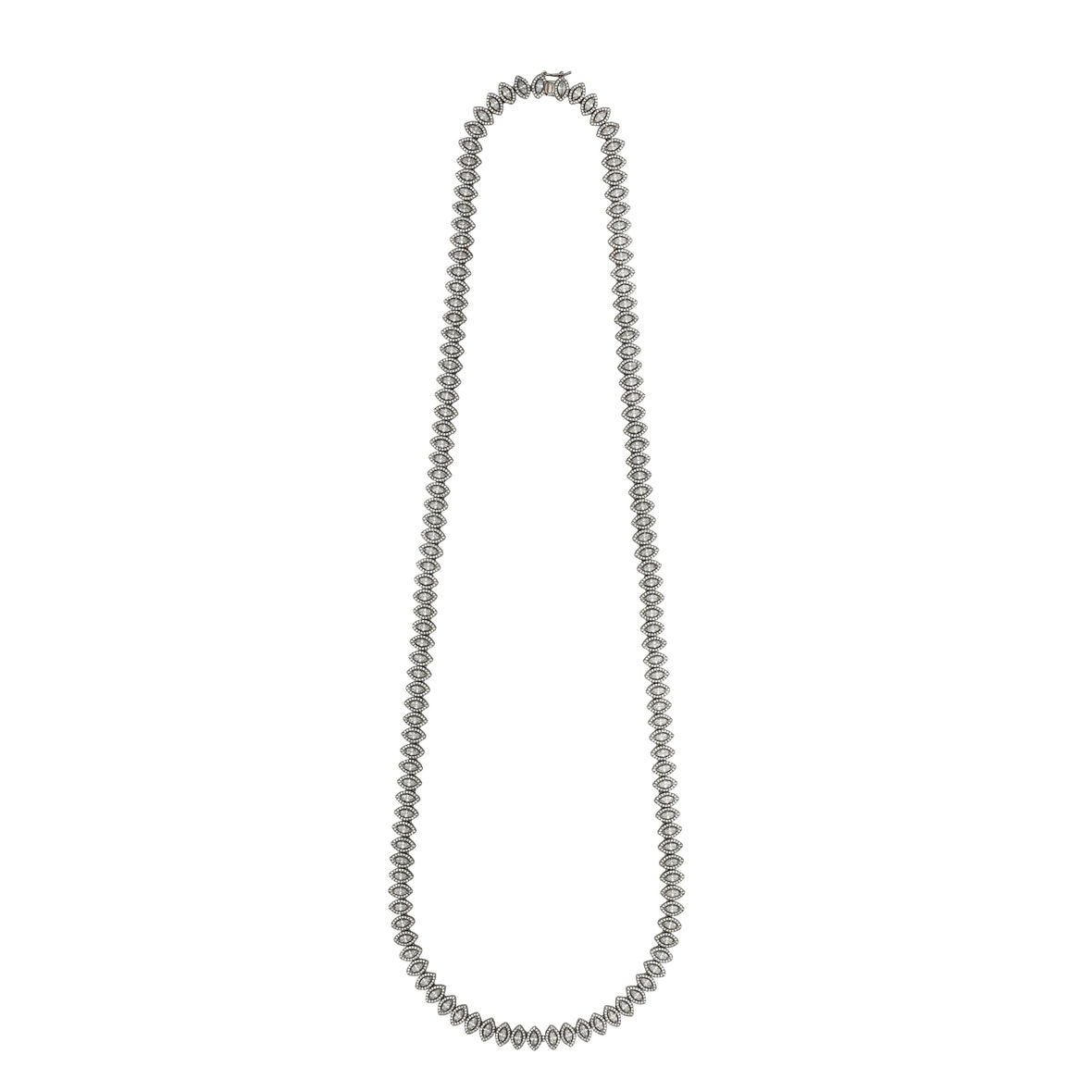 Chelsey Eyes Long Tennis Necklace